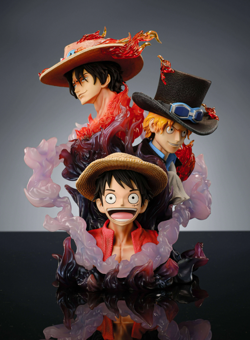 【Pre-sale】Bust of Luffy, Sabo & Ace-FengYun  Studio