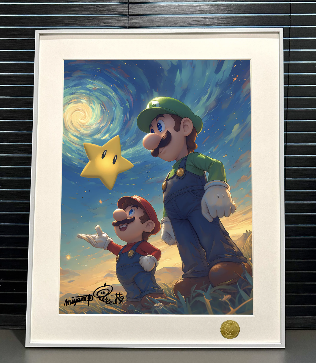 【Pre-sale】Decorative Painting of Mario-Super Mario Bros.-XingKong Studio