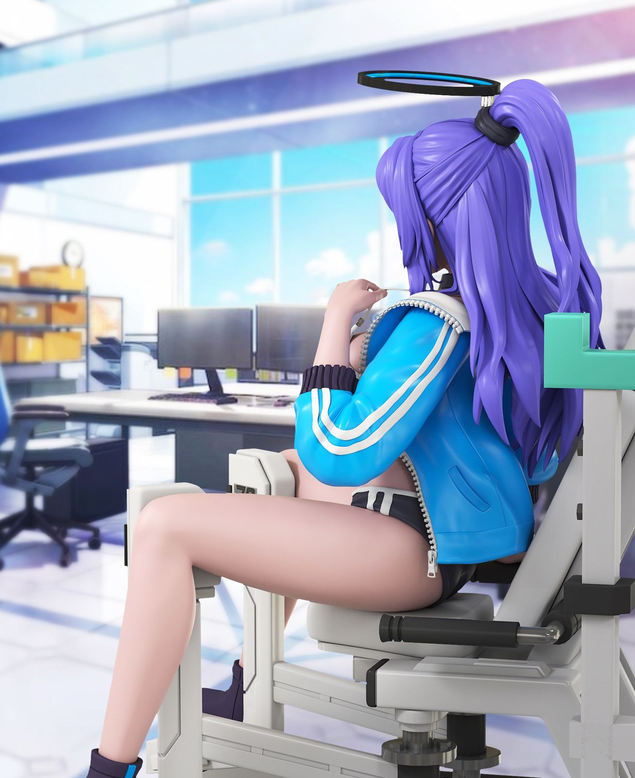 【Pre-sale】1/6 Scale GYM Ver. Hayase Yuuka-Blue Archive-MAYA Studio