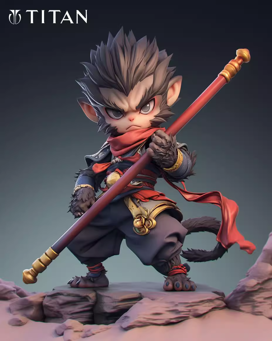 【Pre-sale】Q Version Wukong-Black Myth: Wukong-Titan Studio
