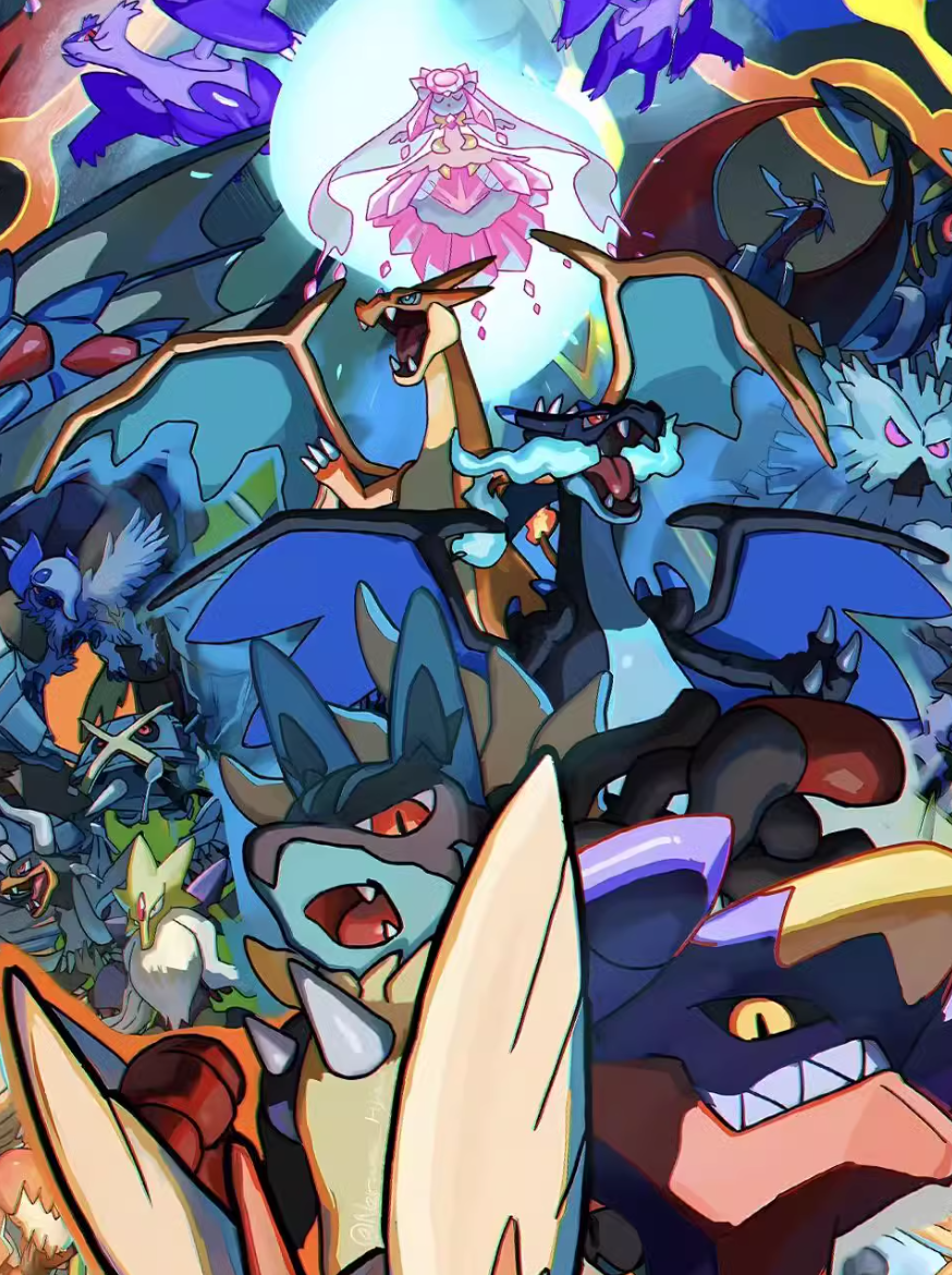 【Pre-sale】Decorative Painting of Pokemon xy-XingKong Studio