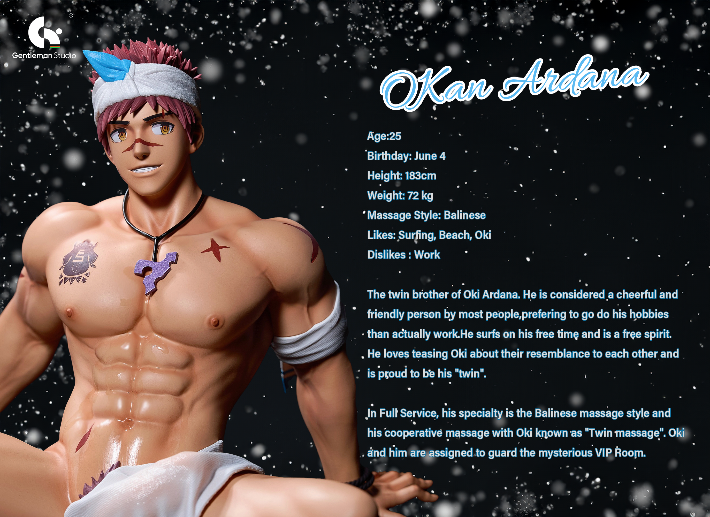 【Sold out】1/6 Scale Twins Oki Ardana & Okan Ardana-Other series-Gentleman Studio