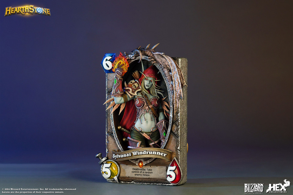 【Pre-sale】Sylvanas Windrunner 3D Art Frame-HearthStone: Heroes of Warcraft-Hex Collectibles Studio
