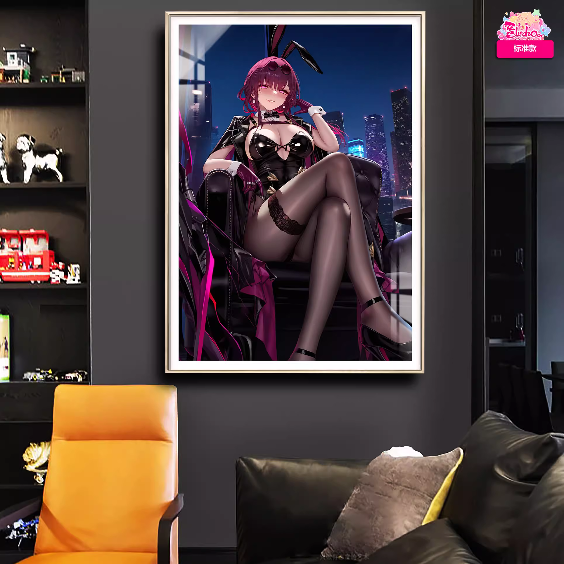 【In stock】Decorative Painting of Bunny Girl Kafka-Honkai: Star Rail-AMiaoHuaShe Studio