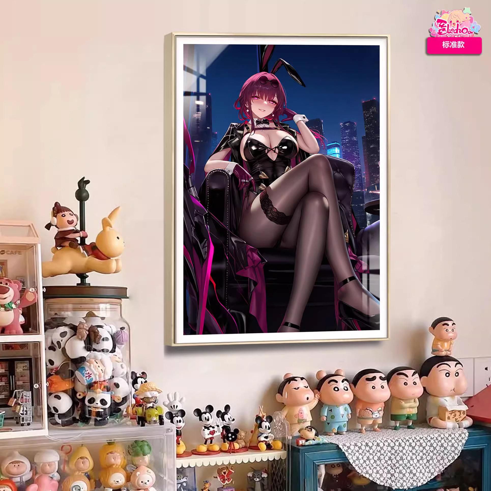 【In stock】Decorative Painting of Bunny Girl Kafka-Honkai: Star Rail-AMiaoHuaShe Studio