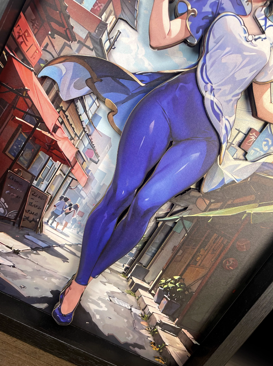 【In stock】Decorative Painting of ChunLi-Street Fighter(SF)-MOMO Studio