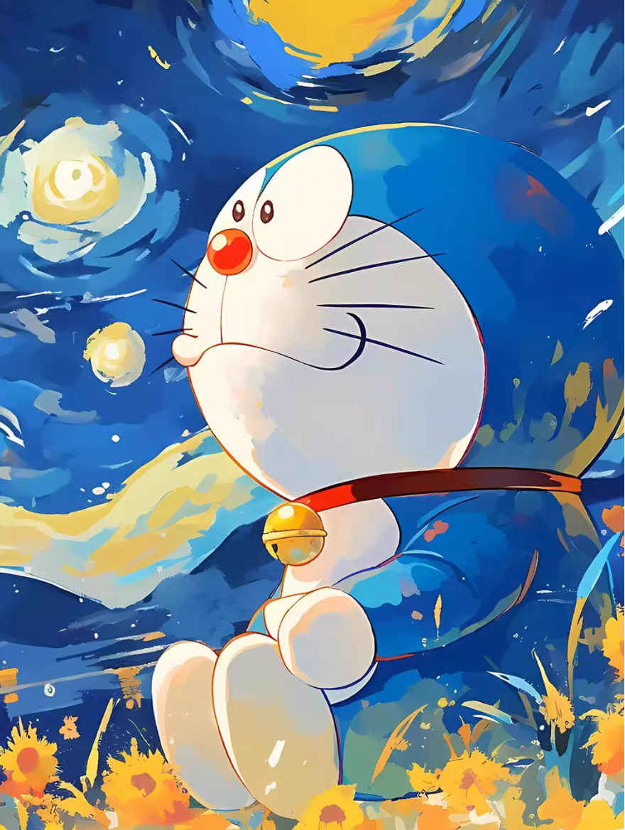 【Pre-sale】Decorative Painting of Doraemon-Doraemon-XingKong Studio