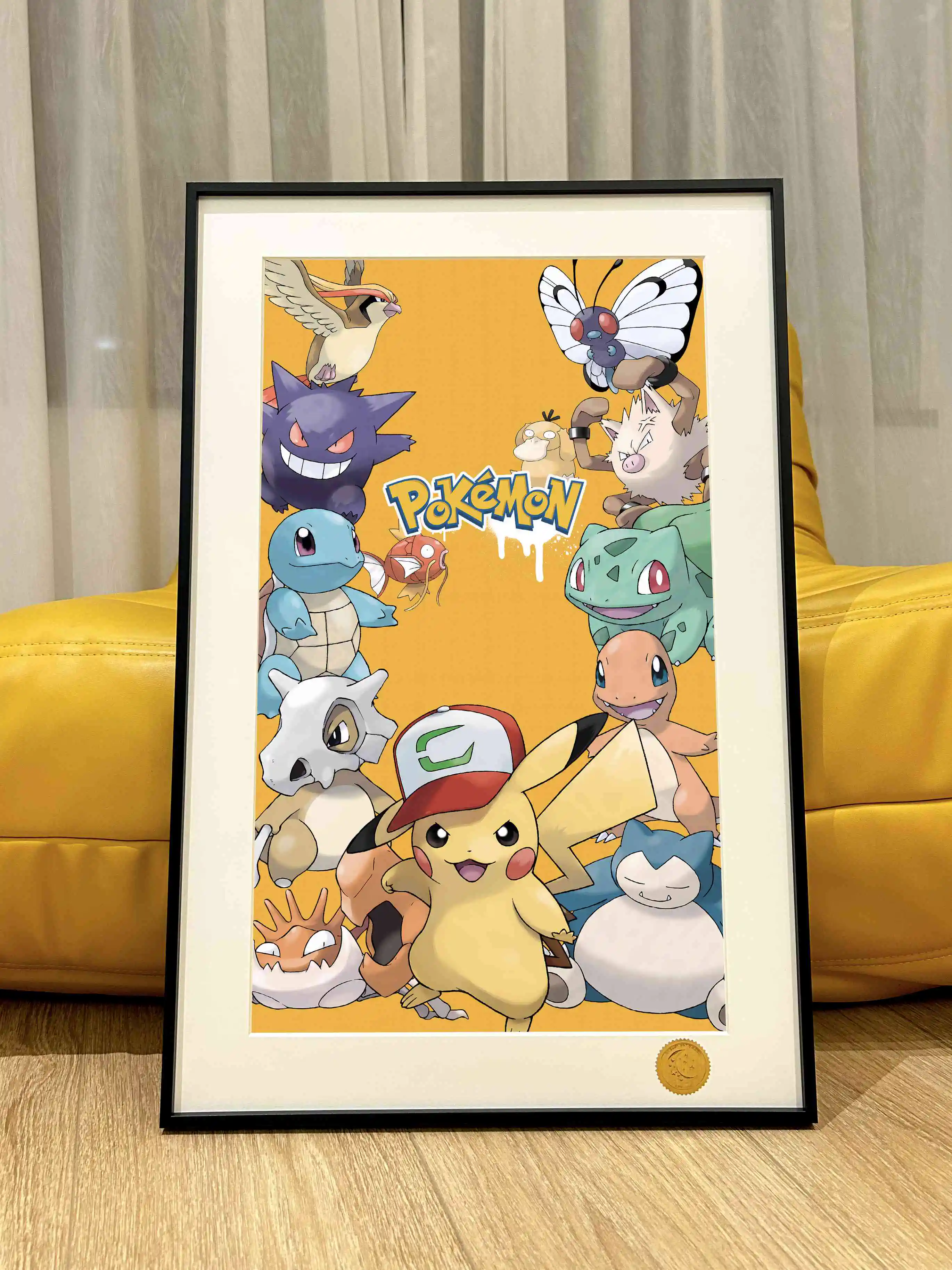 【Pre-sale】Decorative Painting of Pikachu and Their Friends-Pokemon–Xingkong Studio