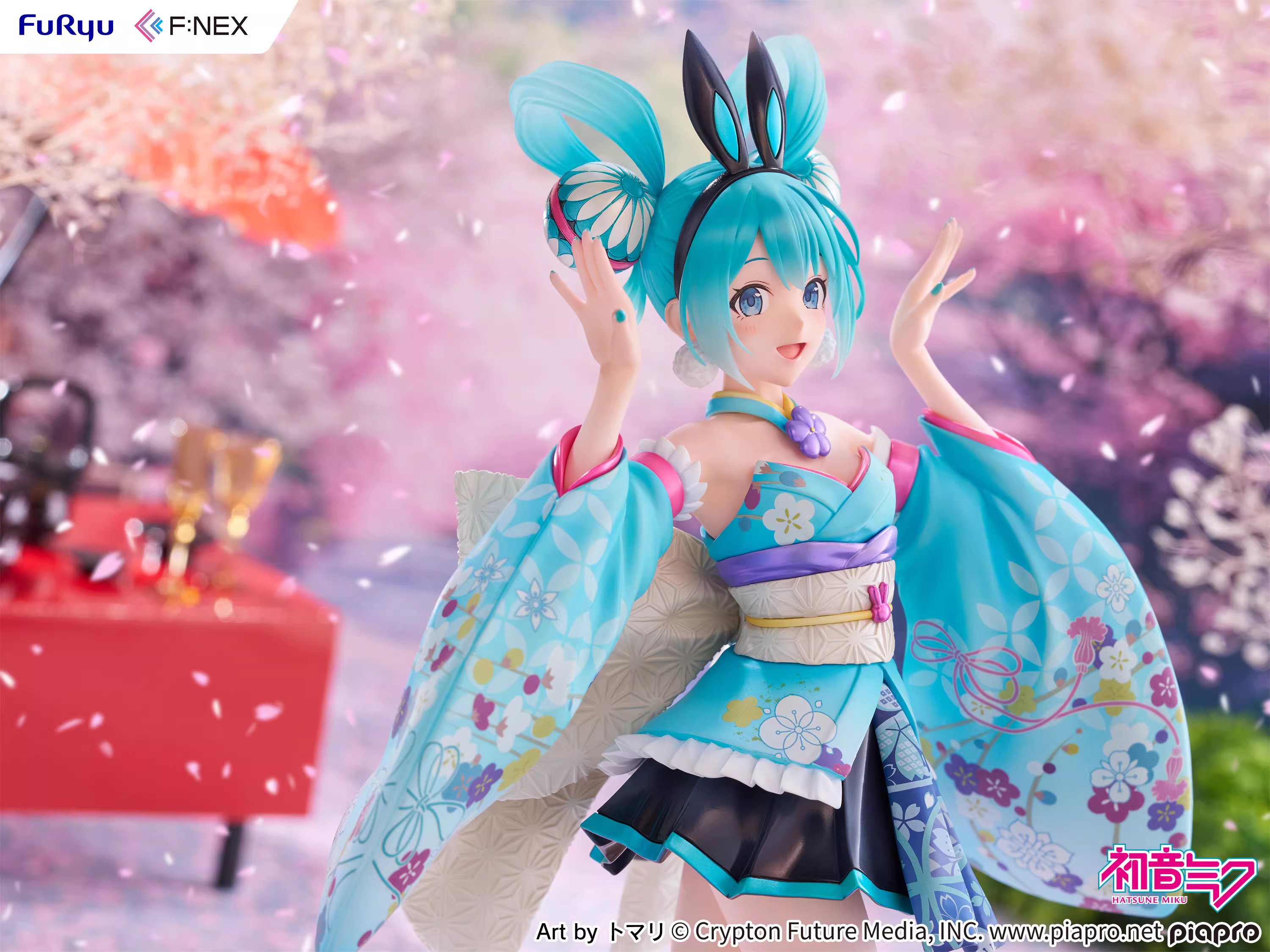 【Pre-sale】1/7 Scale Bunny Kimono Dressed Hatsune Miku–VOCALOID–F:NEX Studio