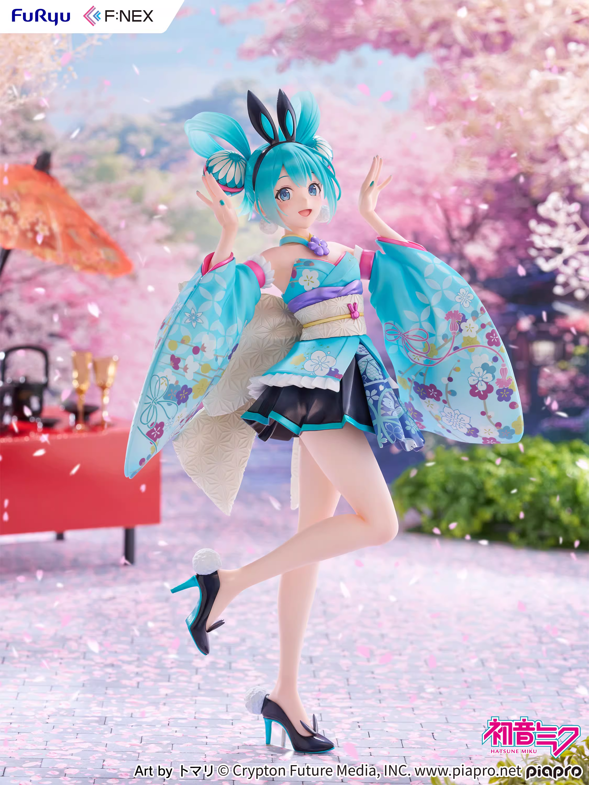 【Pre-sale】1/7 Scale Bunny Kimono Dressed Hatsune Miku–VOCALOID–F:NEX Studio