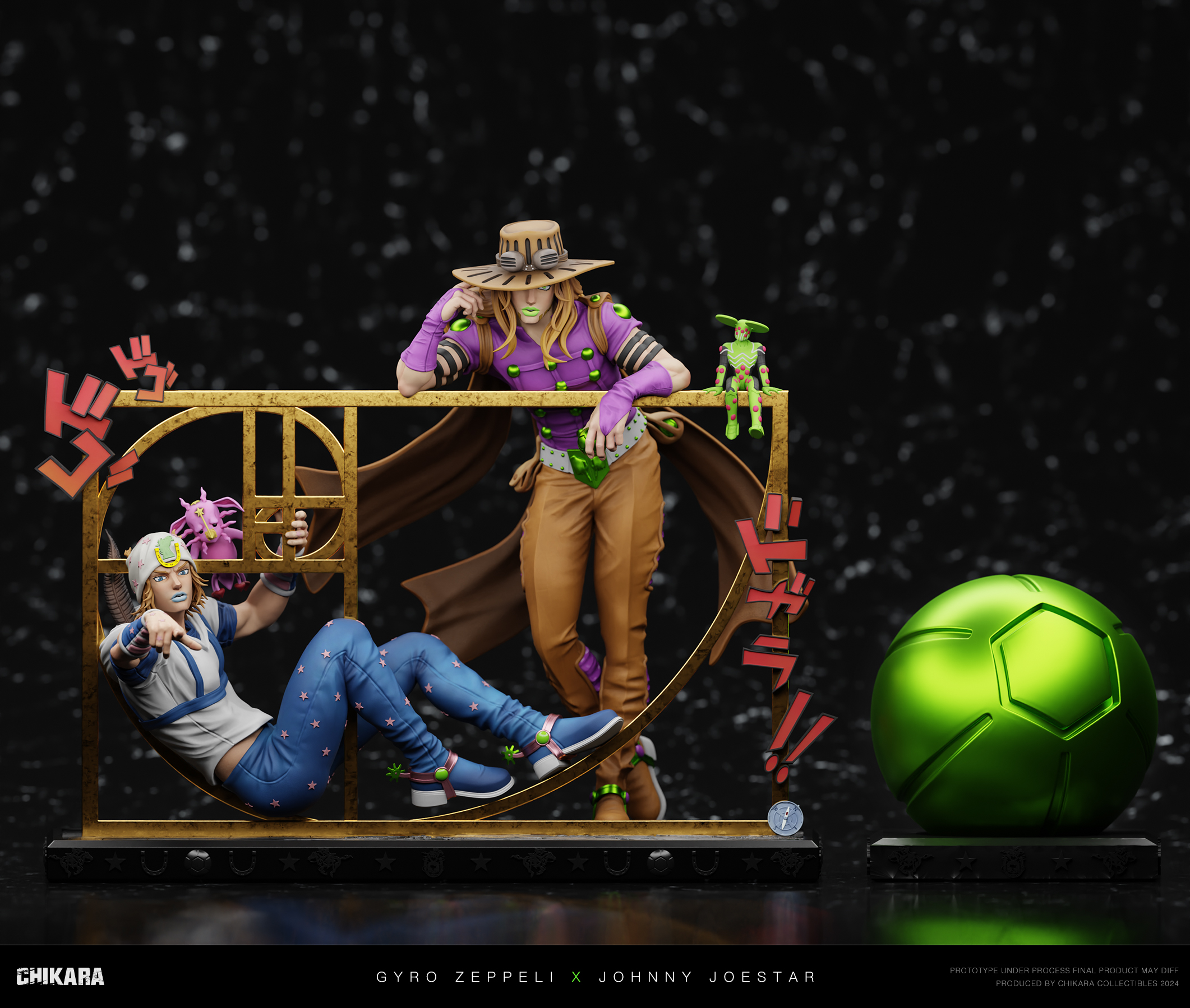 【Sold out】Gyro·Zeppeli & Johnny Joestar-JoJo's Bizarre Adventure-CHIKARA STUDIO