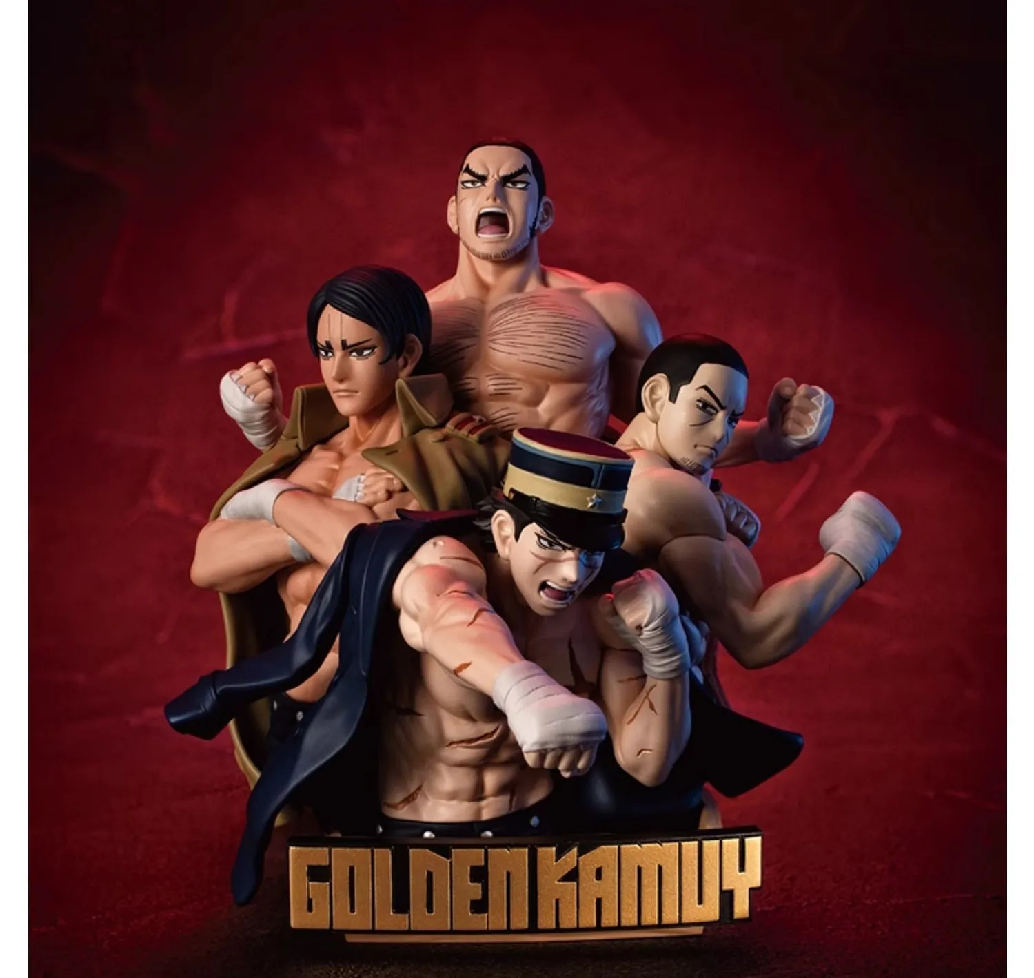 【Pre-sale】Saichi Sugimoto & Genjirou Tanigaki & Otonoshin Koito & Hajime Tsukishima-Golden Kamuy-MegaHouse