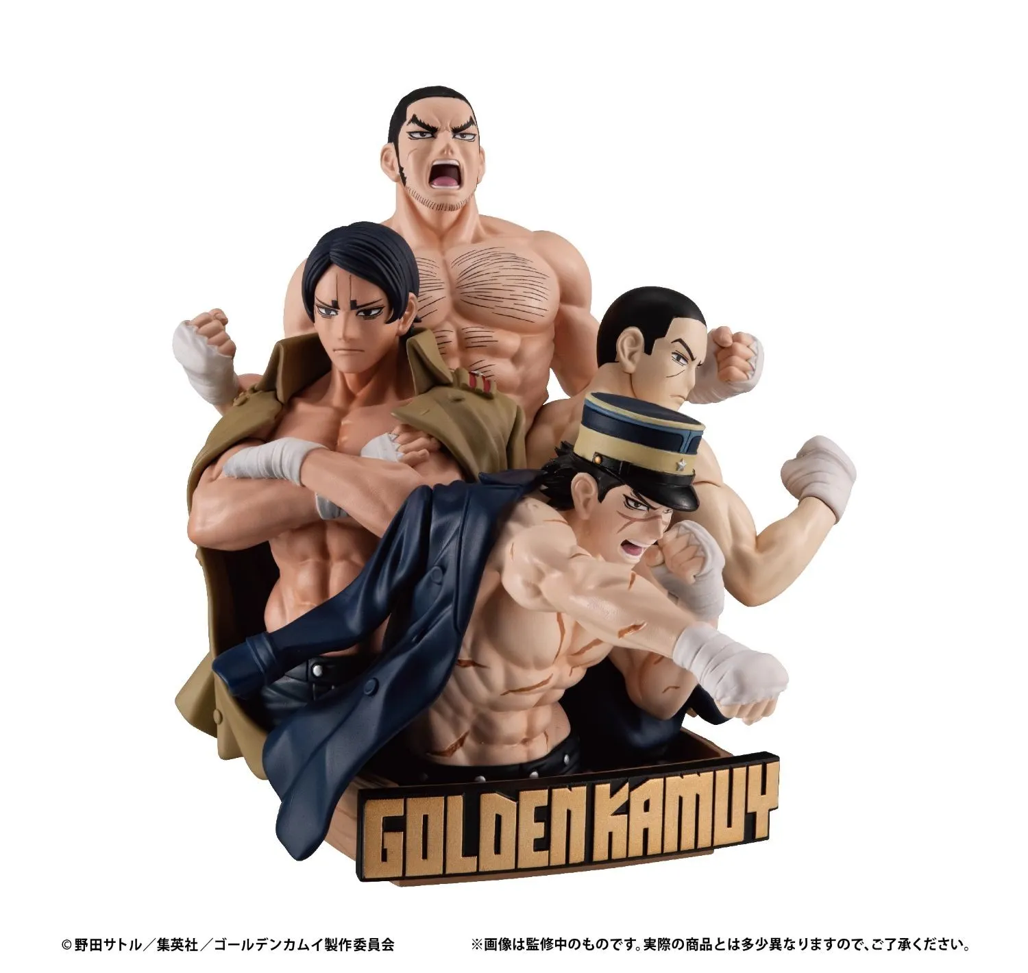 【Pre-sale】Saichi Sugimoto & Genjirou Tanigaki & Otonoshin Koito & Hajime Tsukishima-Golden Kamuy-MegaHouse
