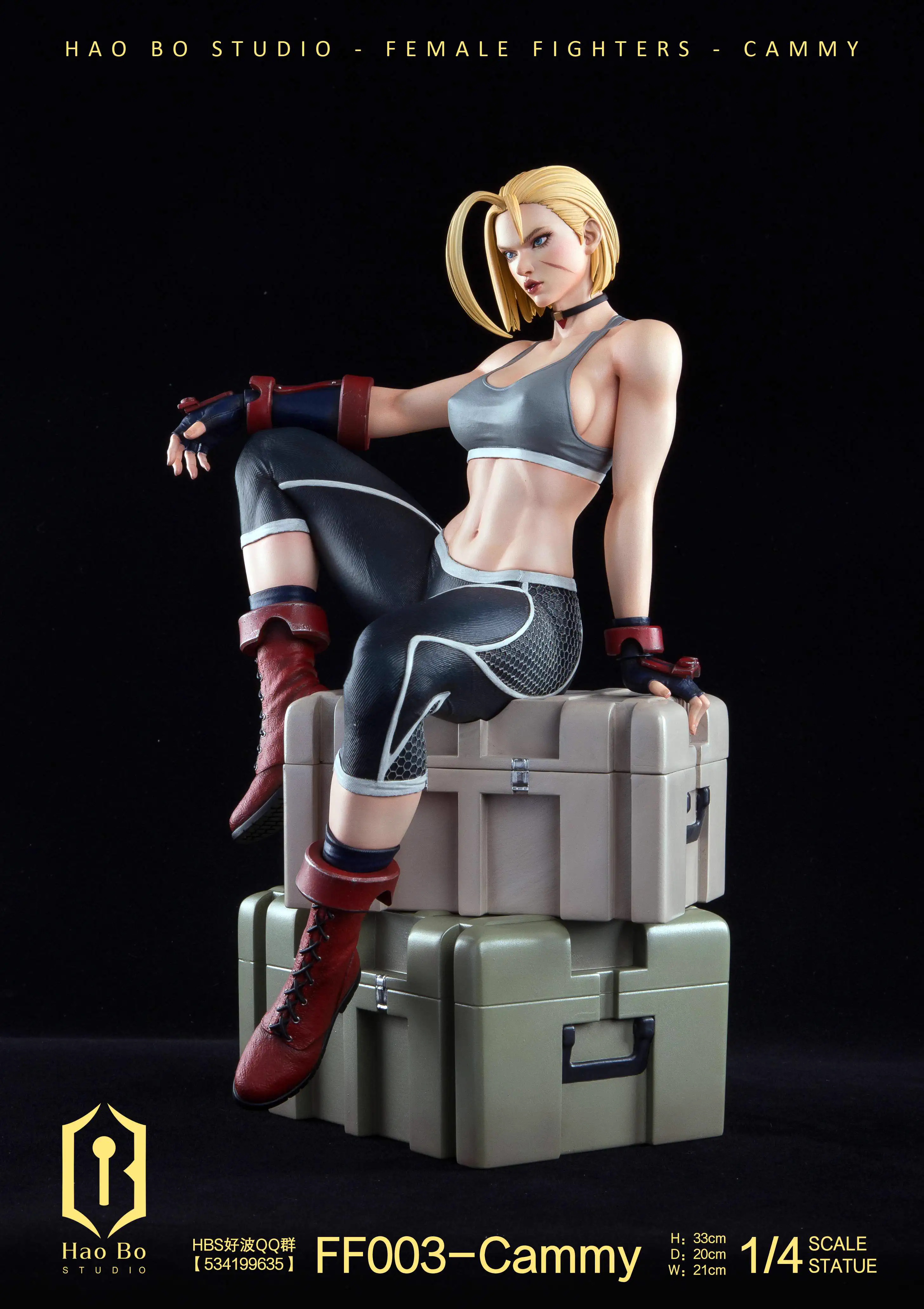 【Sold out】1/4 Scale FF003 Cammy-Street Fighter 6-HaoBo Studio