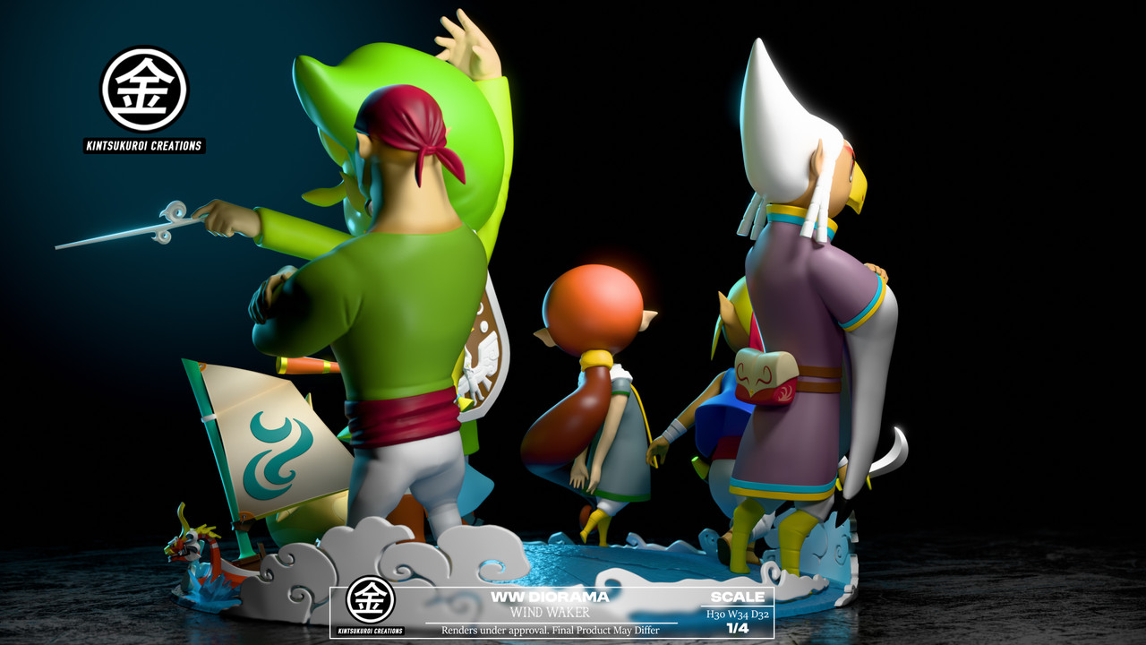 【Pre-sale】1/4 Scale Wind Waker Diorama-The Legend of Zelda-Kintsukuroi Creations Studio