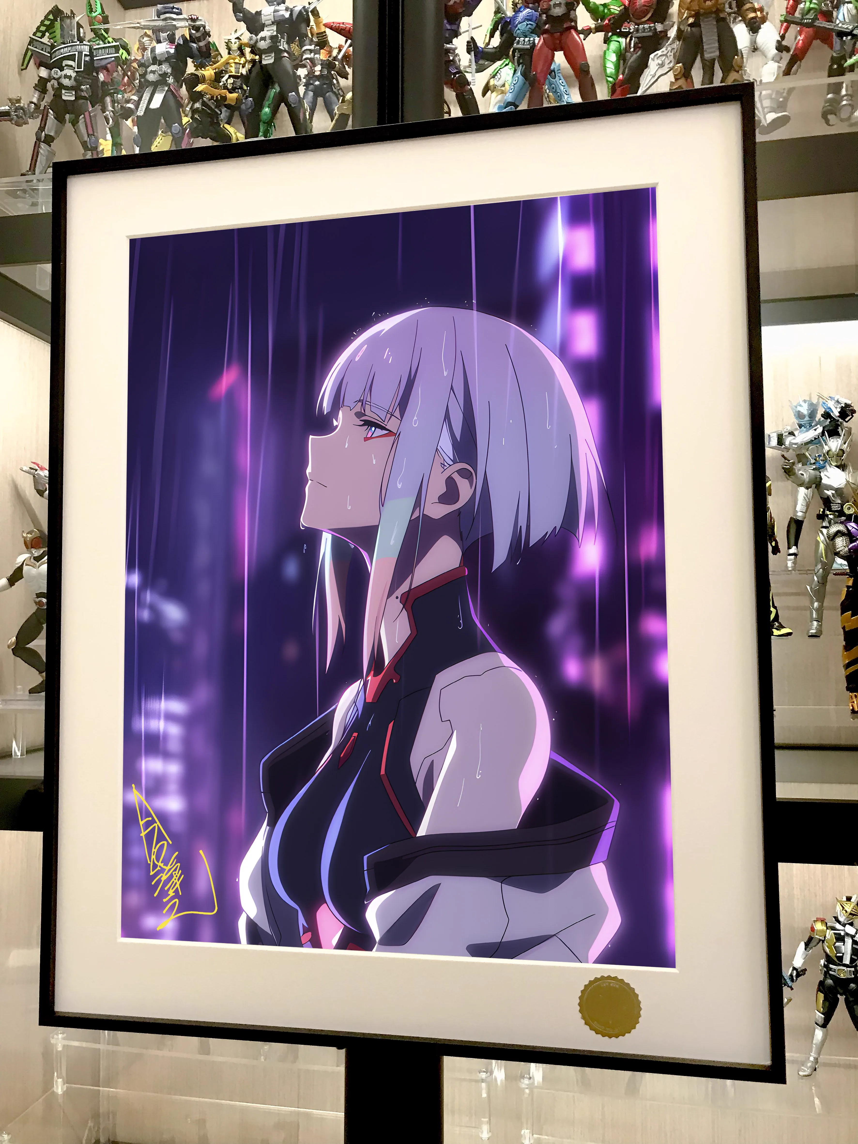 【Pre-sale】Decorative Painting of Rainy Night Lucy-CYBERPUNK EDGERUNNERS-XingKong Studio