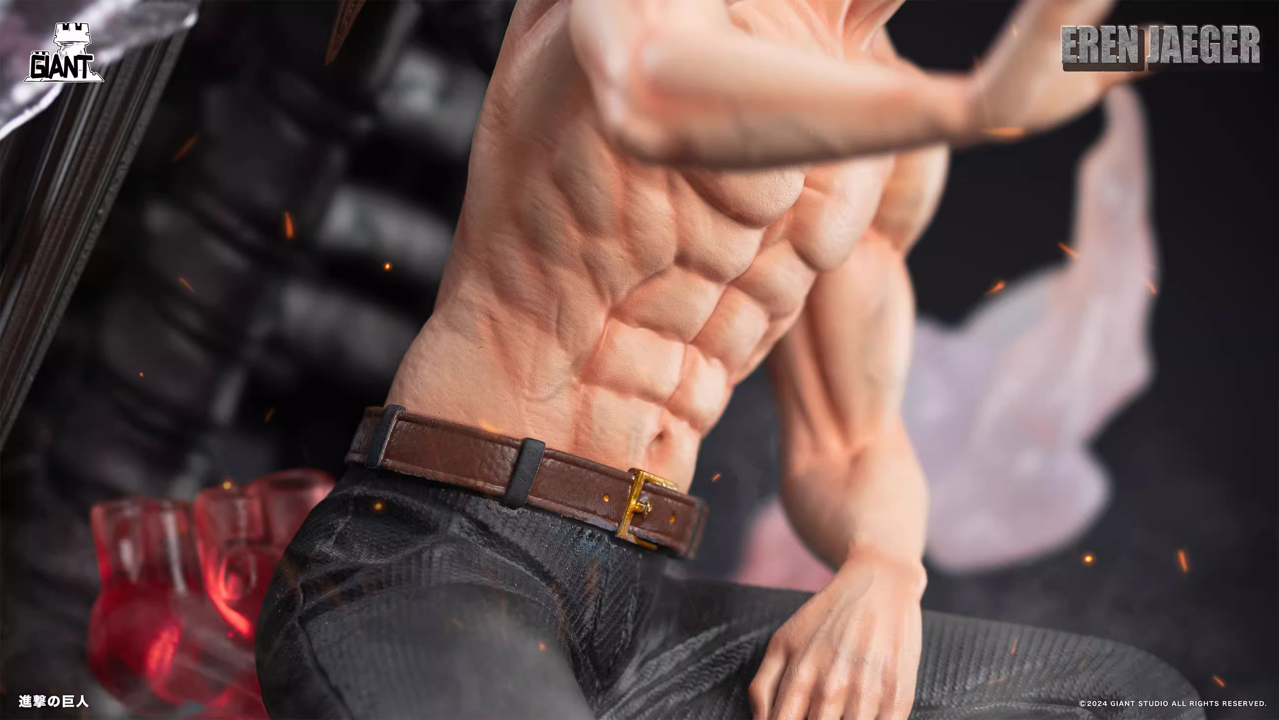 【Pre-sale】1/4 Scale Sitting Eren-Attack on Titan-Giant Studio