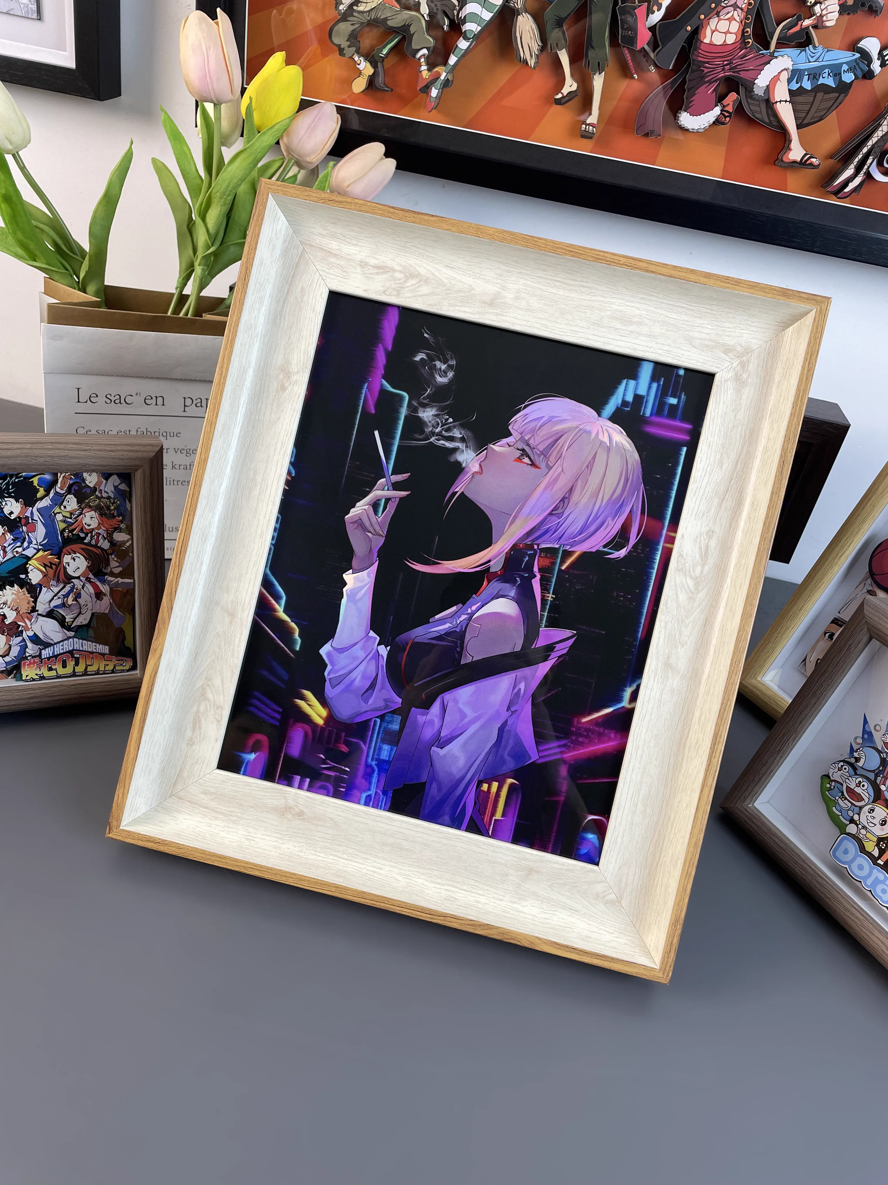 【In stock】Decorative Painting of Lucy-CYBERPUNK EDGERUNNERS-MOMO Studio