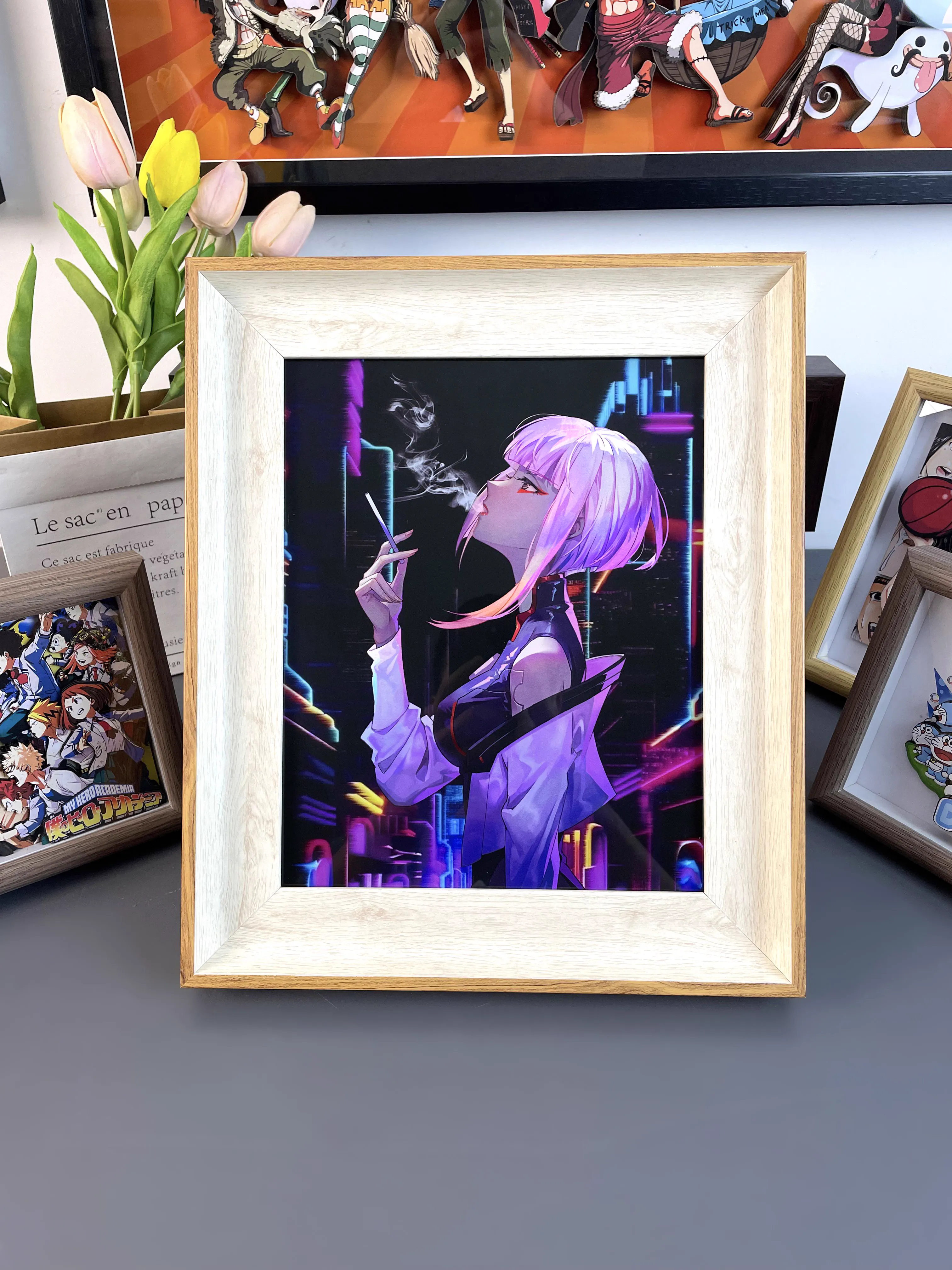【In stock】Decorative Painting of Lucy-CYBERPUNK EDGERUNNERS-MOMO Studio