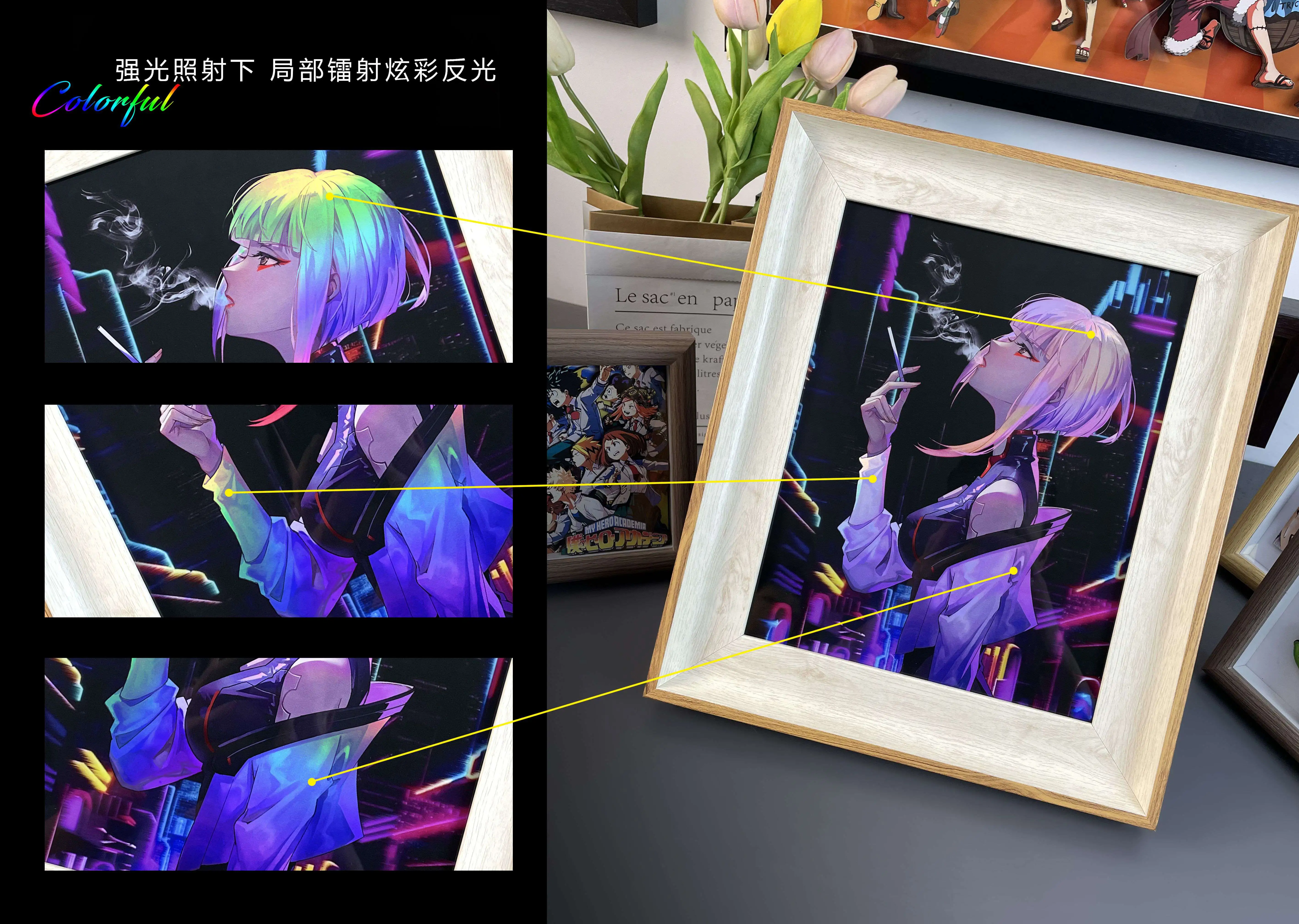 【In stock】Decorative Painting of Lucy-CYBERPUNK EDGERUNNERS-MOMO Studio