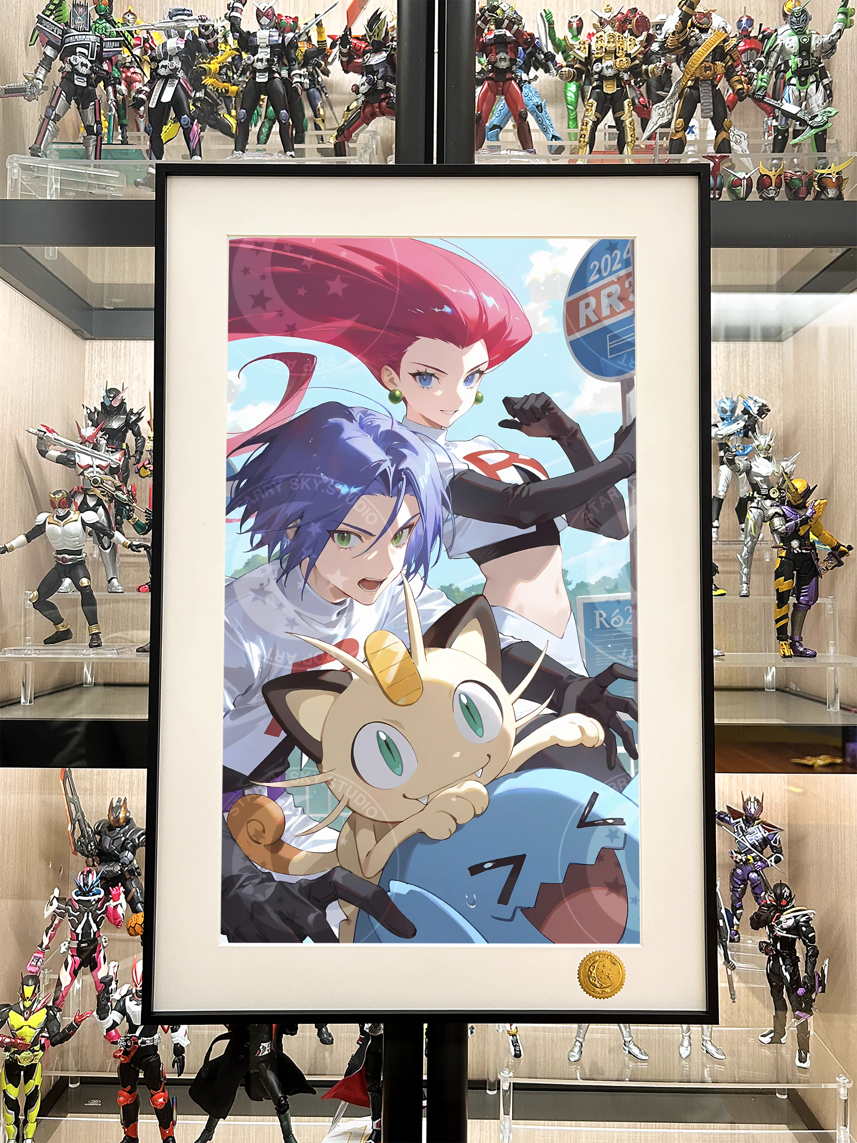 【Pre-sale】Decorative Painting of Rocket Team-Pokemon–Xingkong Studio