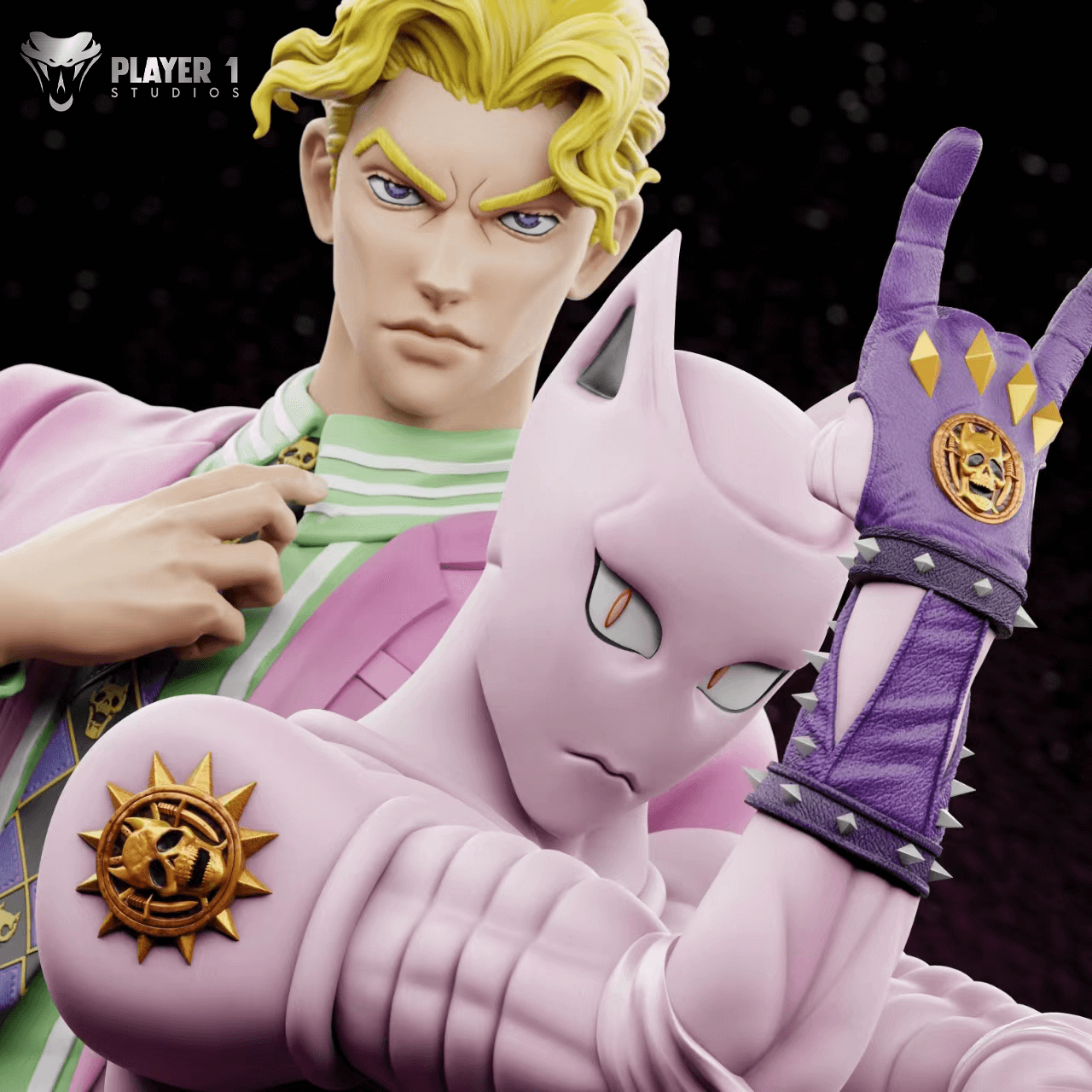 【Pre-sale】1/6 & 1/4 Scale Yoshikage Kira & Killer Queen-JoJo's Bizarre Adventure-Player 1 Studio