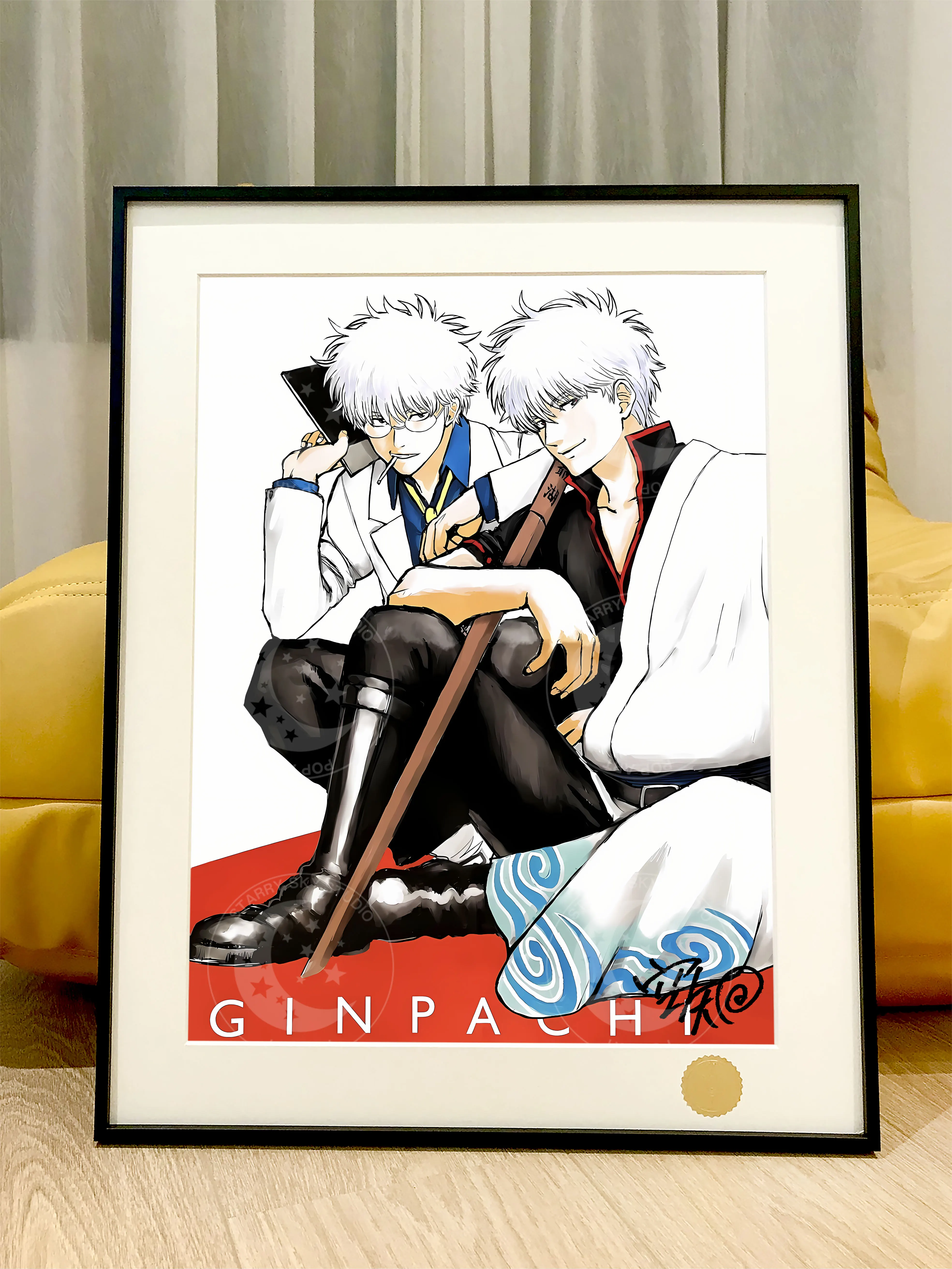 【Pre-sale】Decorative Painting of Gintoki Sakata & Sakata Ginpa-GINTAMA-XingKong Studio