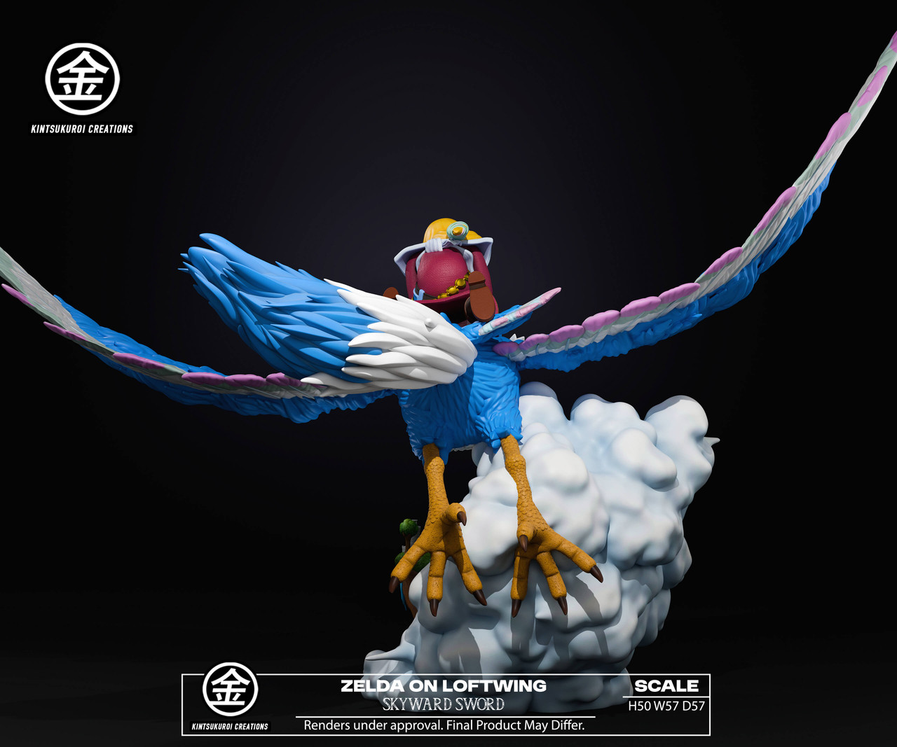 【Pre-sale】Zelda On Loftwing-The Legend of Zelda-Kintsukuroi Creations Studio