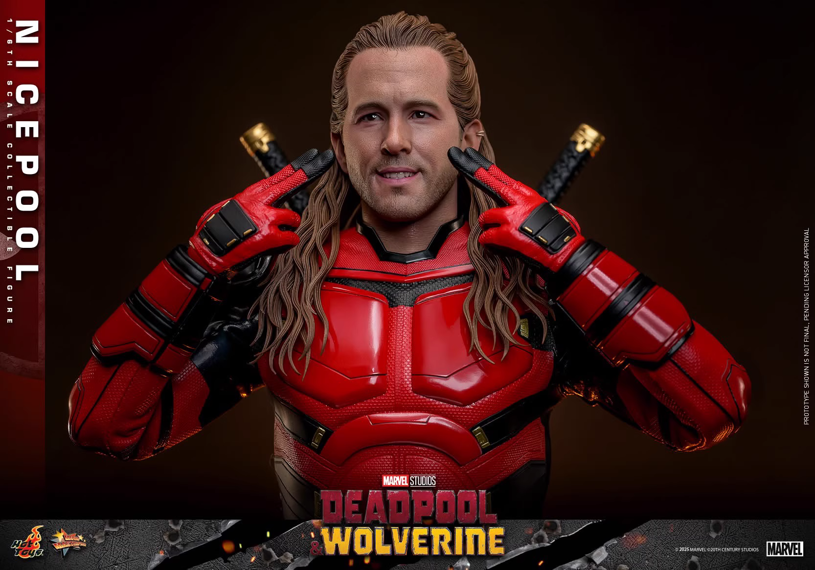 【Pre-sale】1/6 Scale Ryan Reynolds-Deadpool & Wolverine-Hot Toys Studio