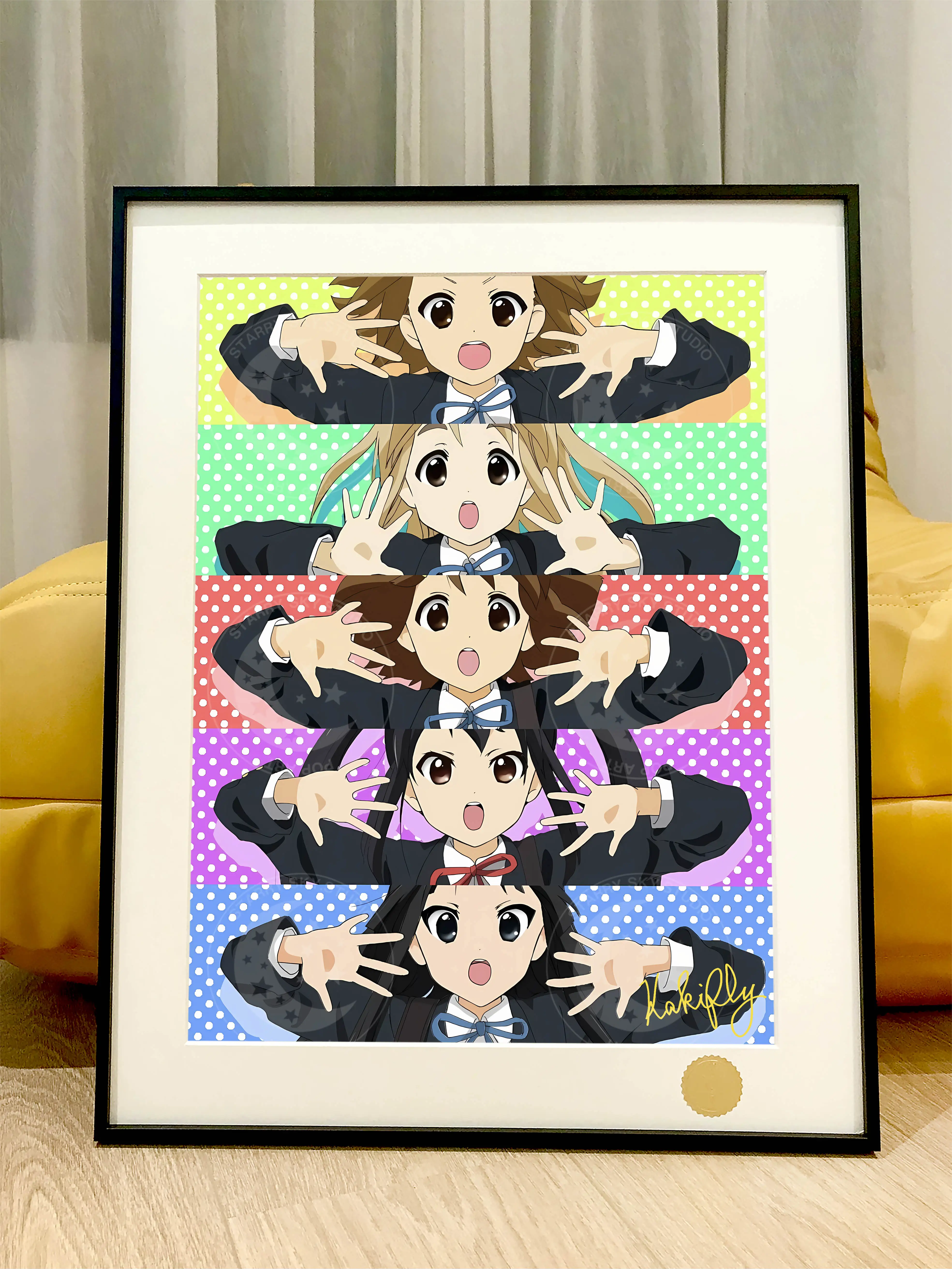 【Pre-sale】Decorative Painting of Five Girls-K-ON！-XingKong Studio