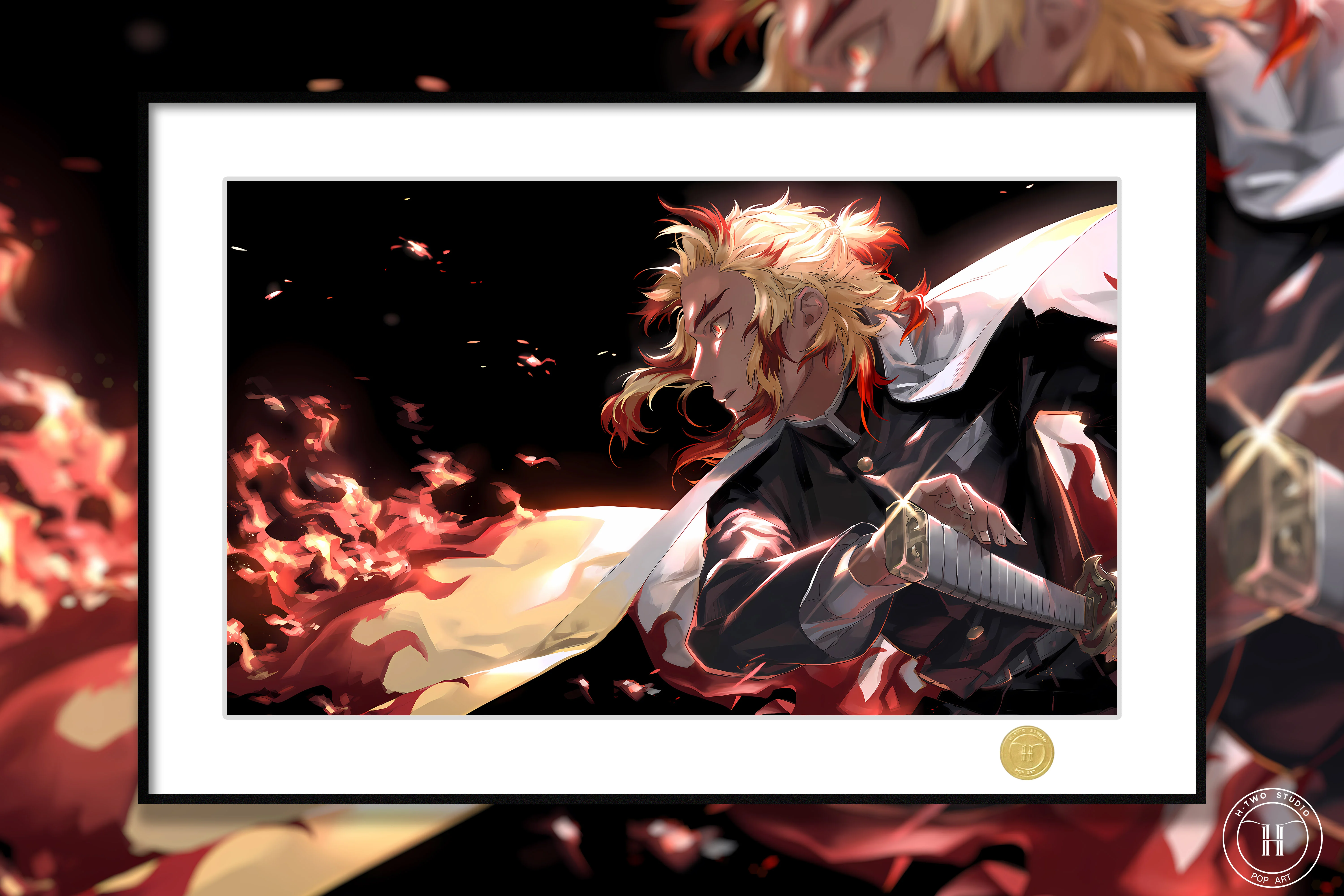 【Pre-sale】Decorative Painting of Rengoku Kyoujurou-H2 Studio