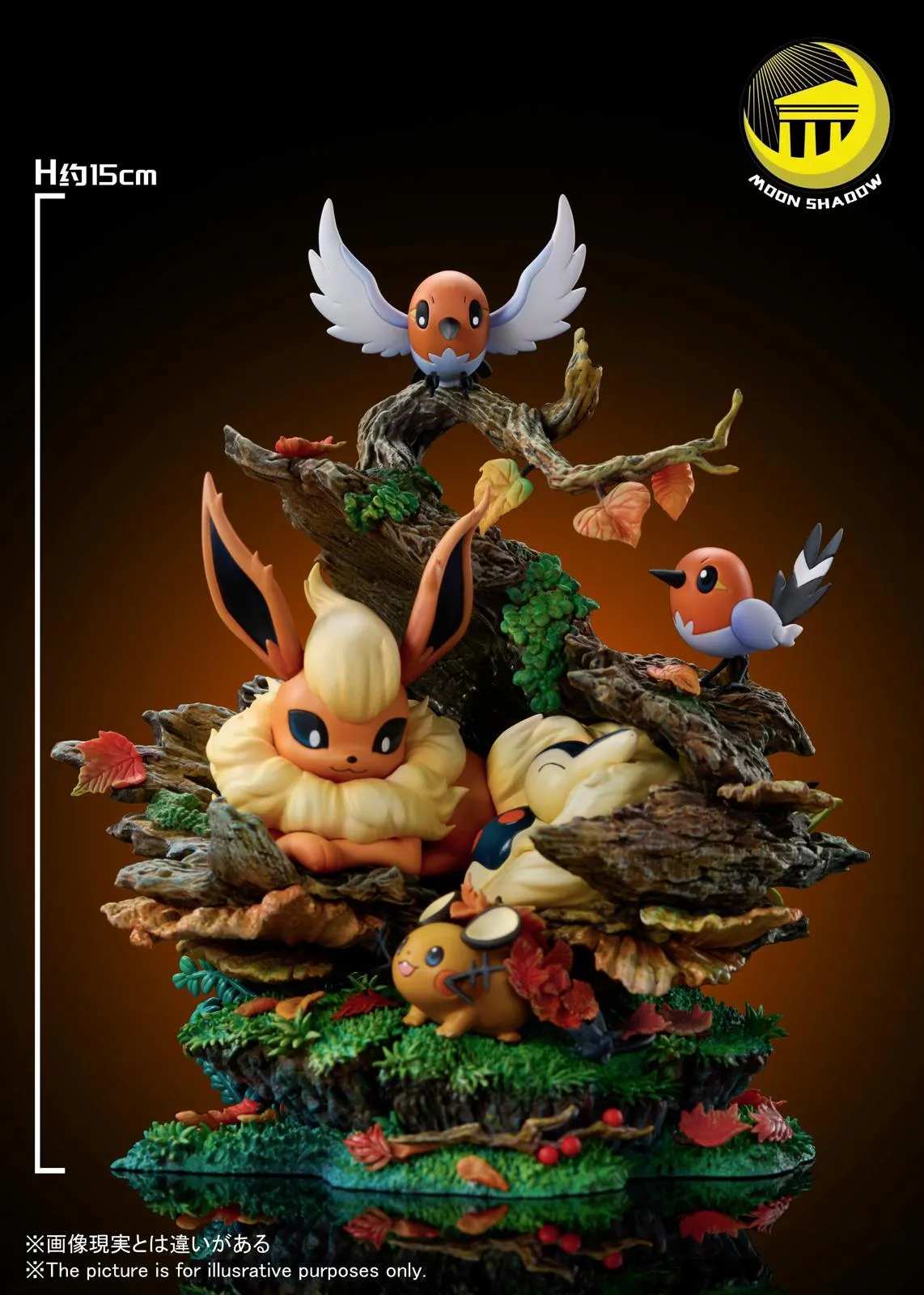 【Pre-sale】Natural Series Flareon & Cyndaquil & Dedenne & Fletchling-Pokemon-Moon Shadow Studios