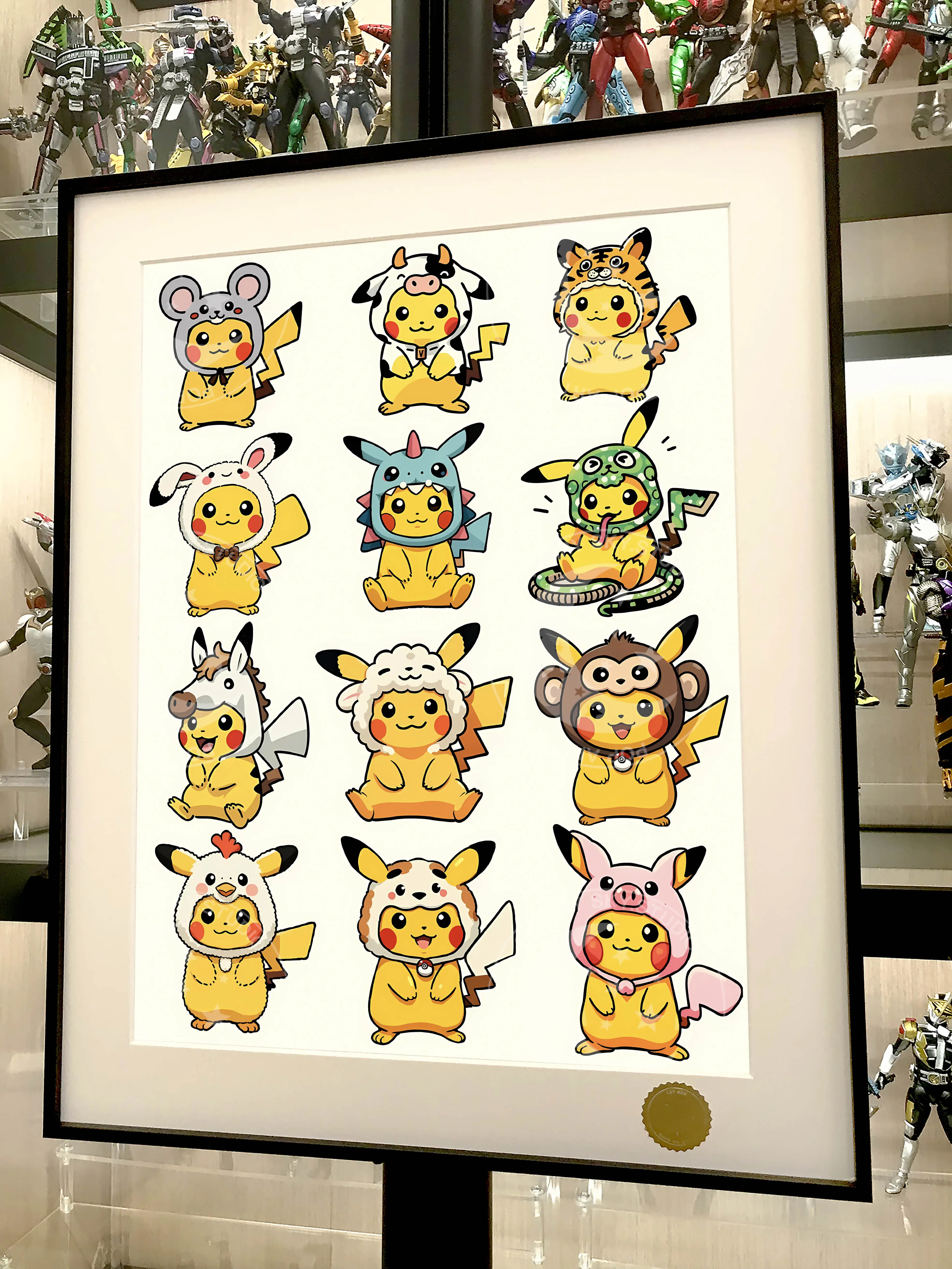 【Pre-sale】Decorative Painting of Twelve Zodiac Signs Pikachu-Pokemon-XingKong Studio