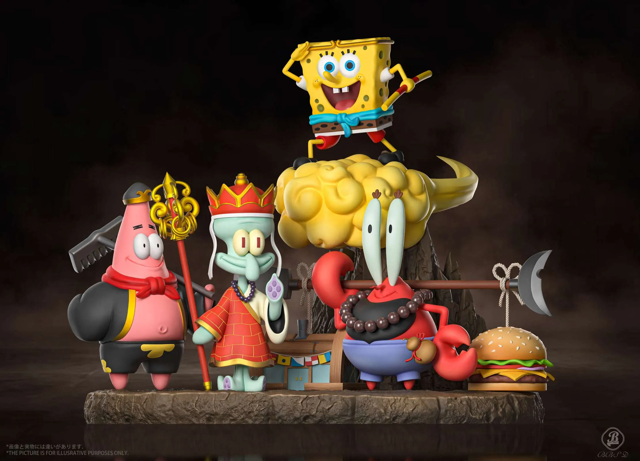 【Pre-sale】Characters of SpongeBob SquarePants Cosplay Journey to the West-SpongeBob SquarePants Journey to the West-BBSD Studio