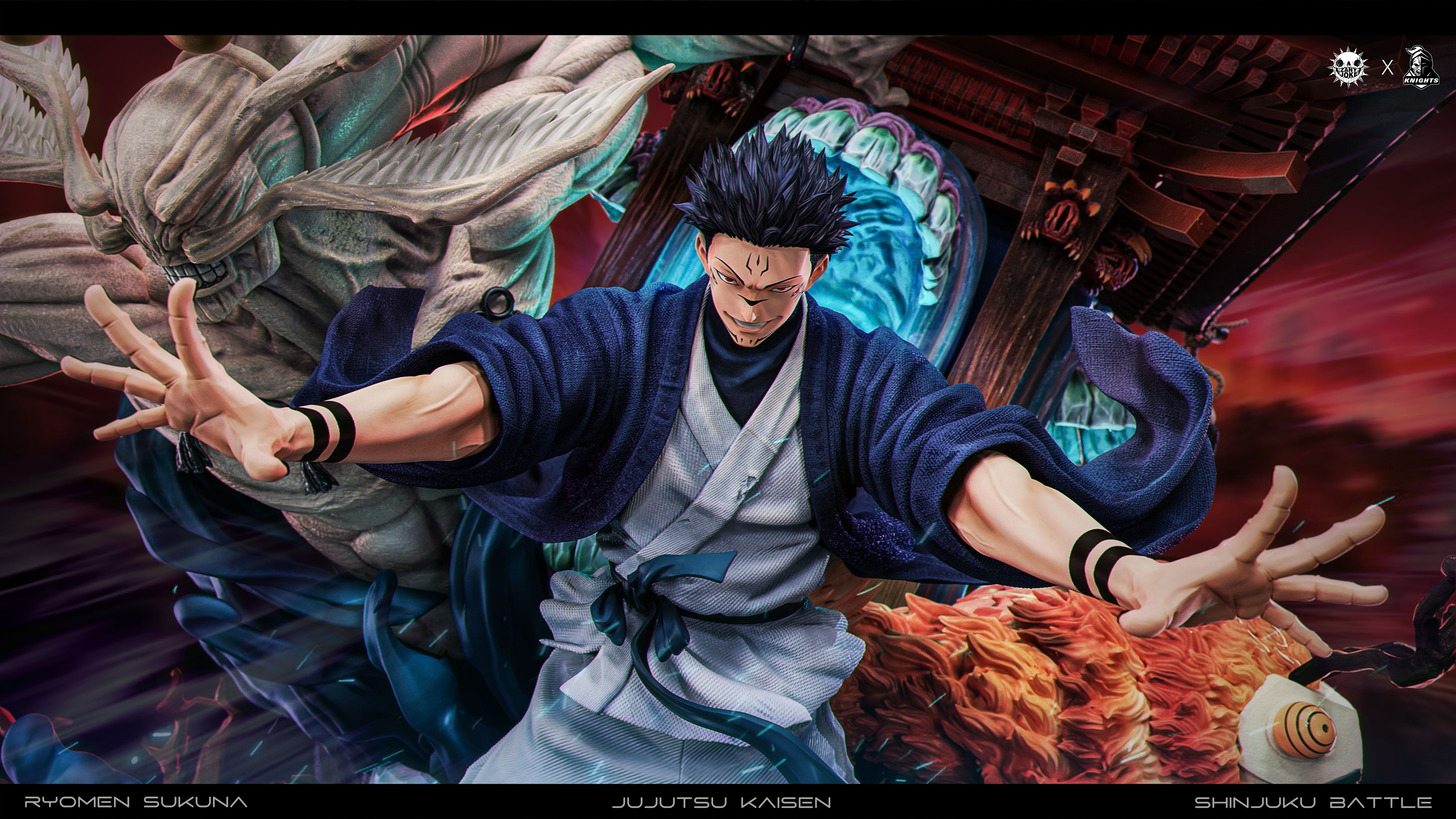 【Pre-sale】1/6 Scale Final Battle Series 02 Ryomen Sukuna-ZanyJoke Studio