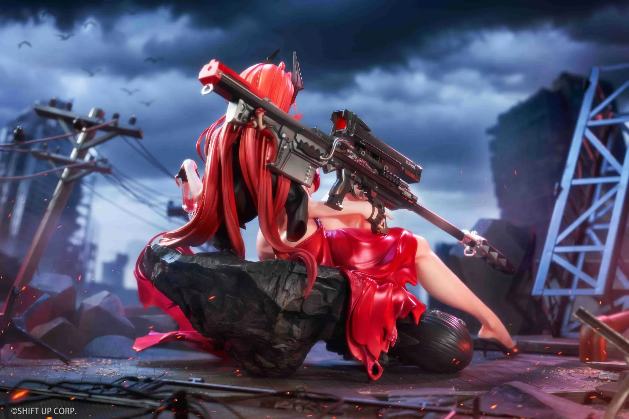 【Sold out】1/4 Scale Nonsense Red Ver. Red Hood-Goddess of Victory: Nikke-Hobby Sakura Studio