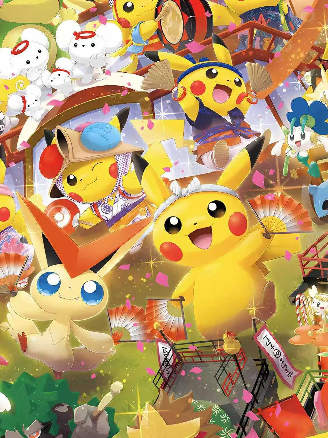 【Pre-sale】Decorative Painting of Pokemon Battle Festival-Pokemon-XingKong Studio