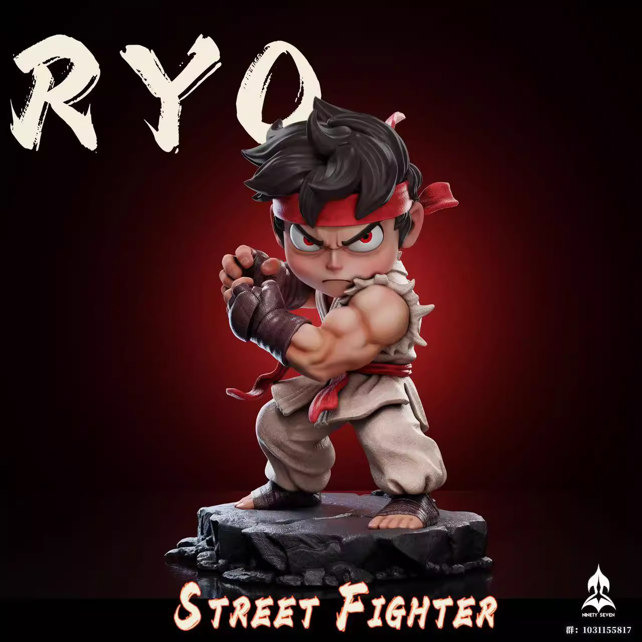 【Pre-sale】Q Version Ryu & Ken-Street Fighter-NINETY SEVEN Studio