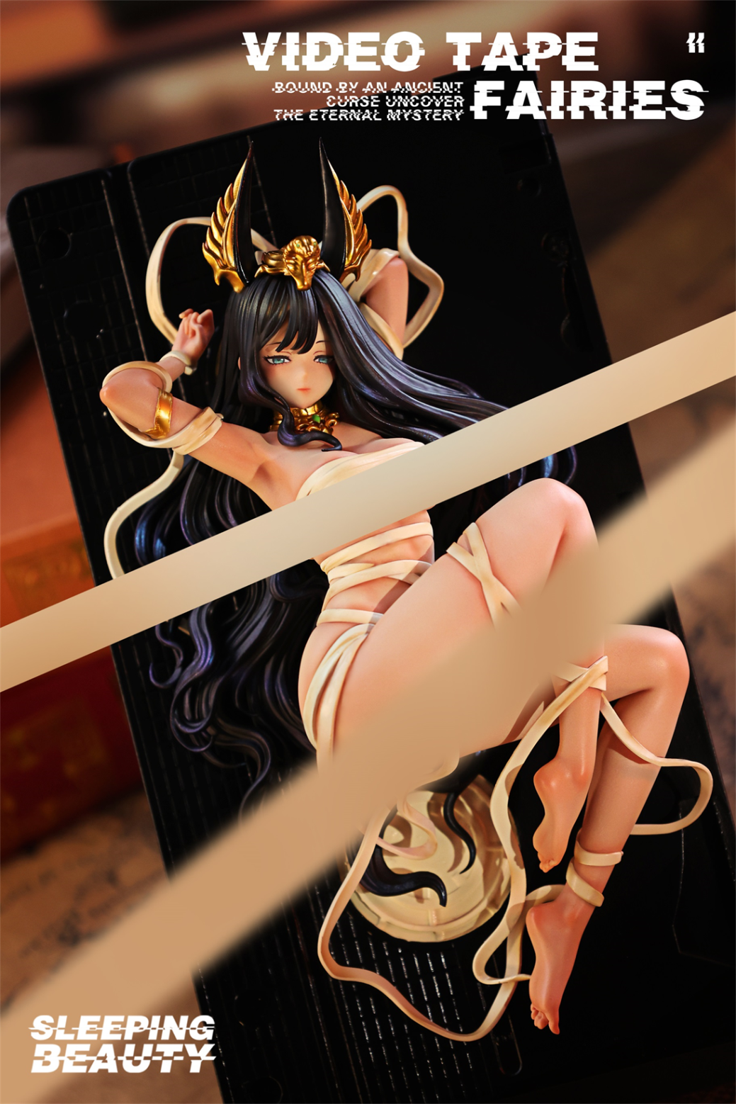 【Sold out】Sleeping Beauty Video Tape Fairies Memory Reel & Golden Deity-Original Design-WeArtDoing Studio