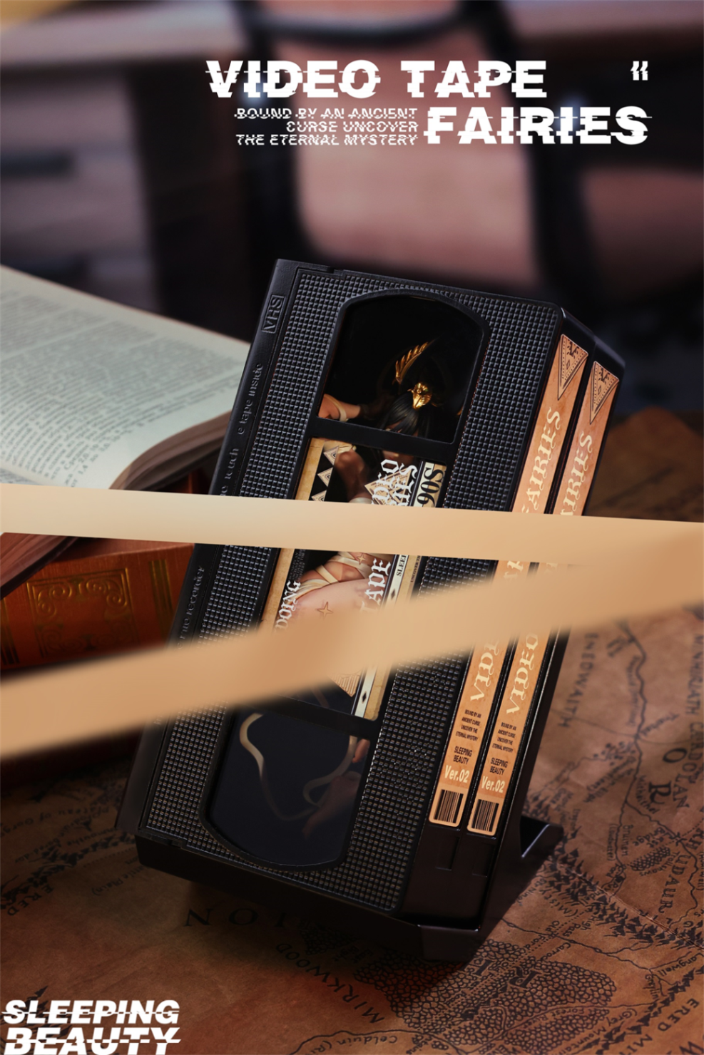 【Sold out】Sleeping Beauty Video Tape Fairies Memory Reel & Golden Deity-Original Design-WeArtDoing Studio