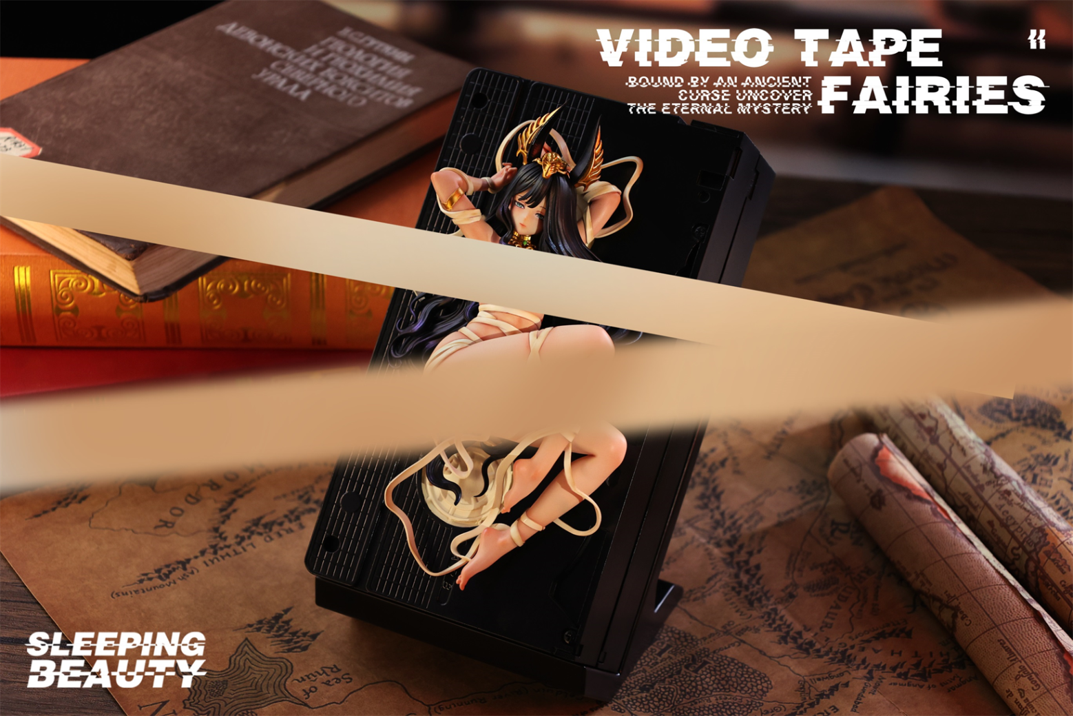 【Sold out】Sleeping Beauty Video Tape Fairies Memory Reel & Golden Deity-Original Design-WeArtDoing Studio
