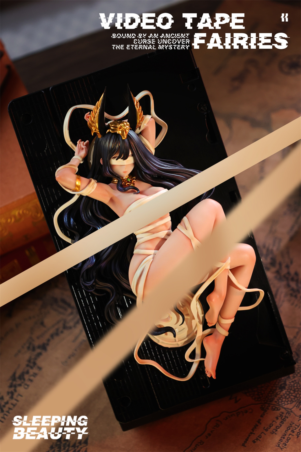 【Sold out】Sleeping Beauty Video Tape Fairies Memory Reel & Golden Deity-Original Design-WeArtDoing Studio