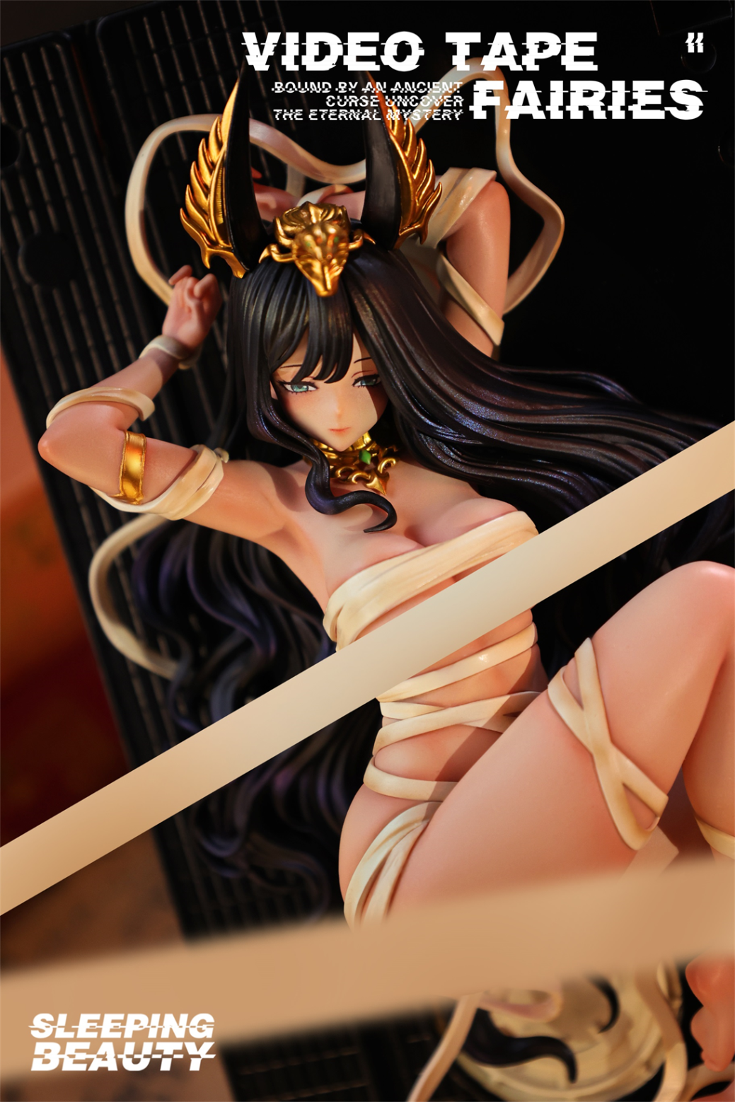 【Sold out】Sleeping Beauty Video Tape Fairies Memory Reel & Golden Deity-Original Design-WeArtDoing Studio