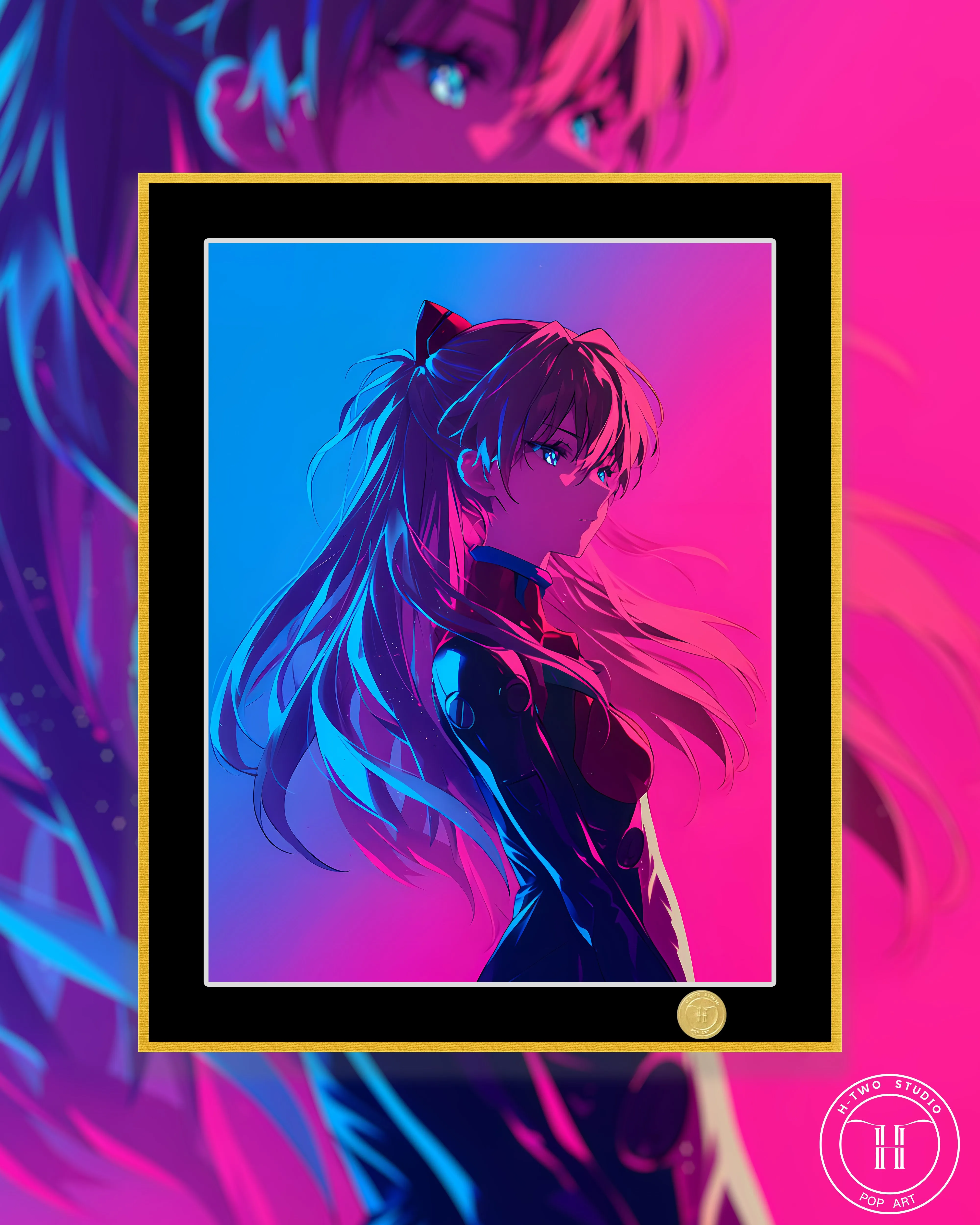 【Pre-sale】Decorative Painting of Asuka Langley Soryu-EVA-H2 Studio