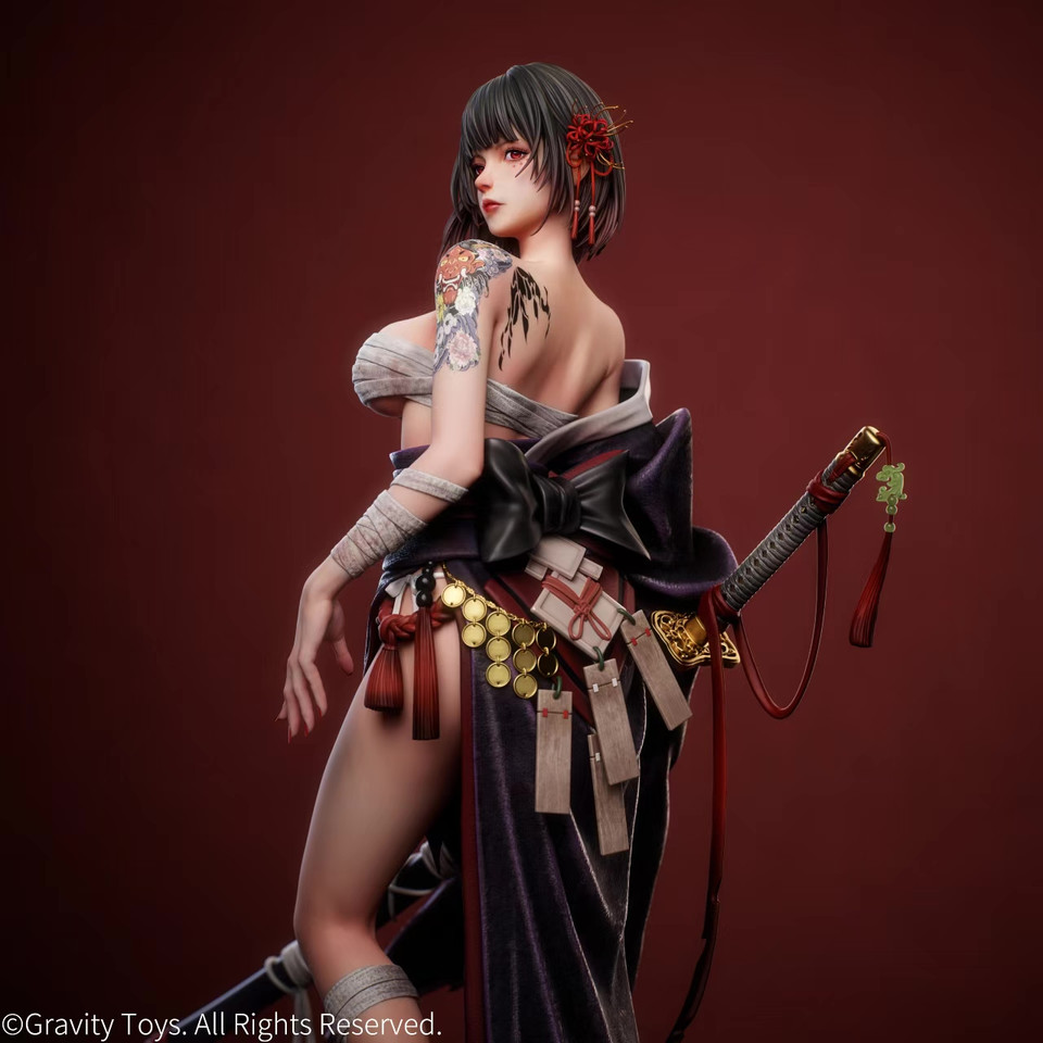 【Pre-sale】1/4 Scale Oiran Higanbana-Other series-Gravity Toys Studio