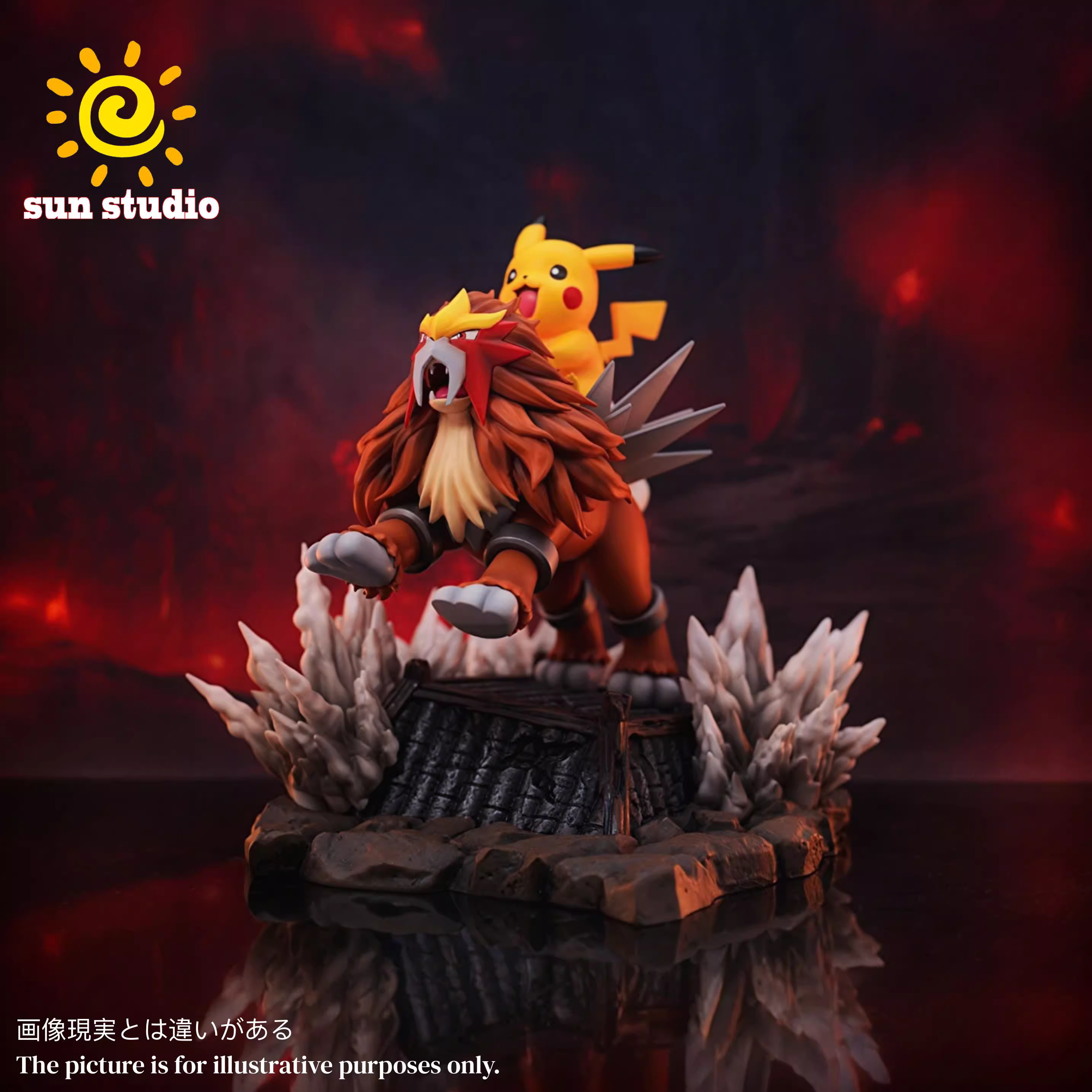 【Pre-sale】Pikachu with Entei-Pokemon-SUN studio