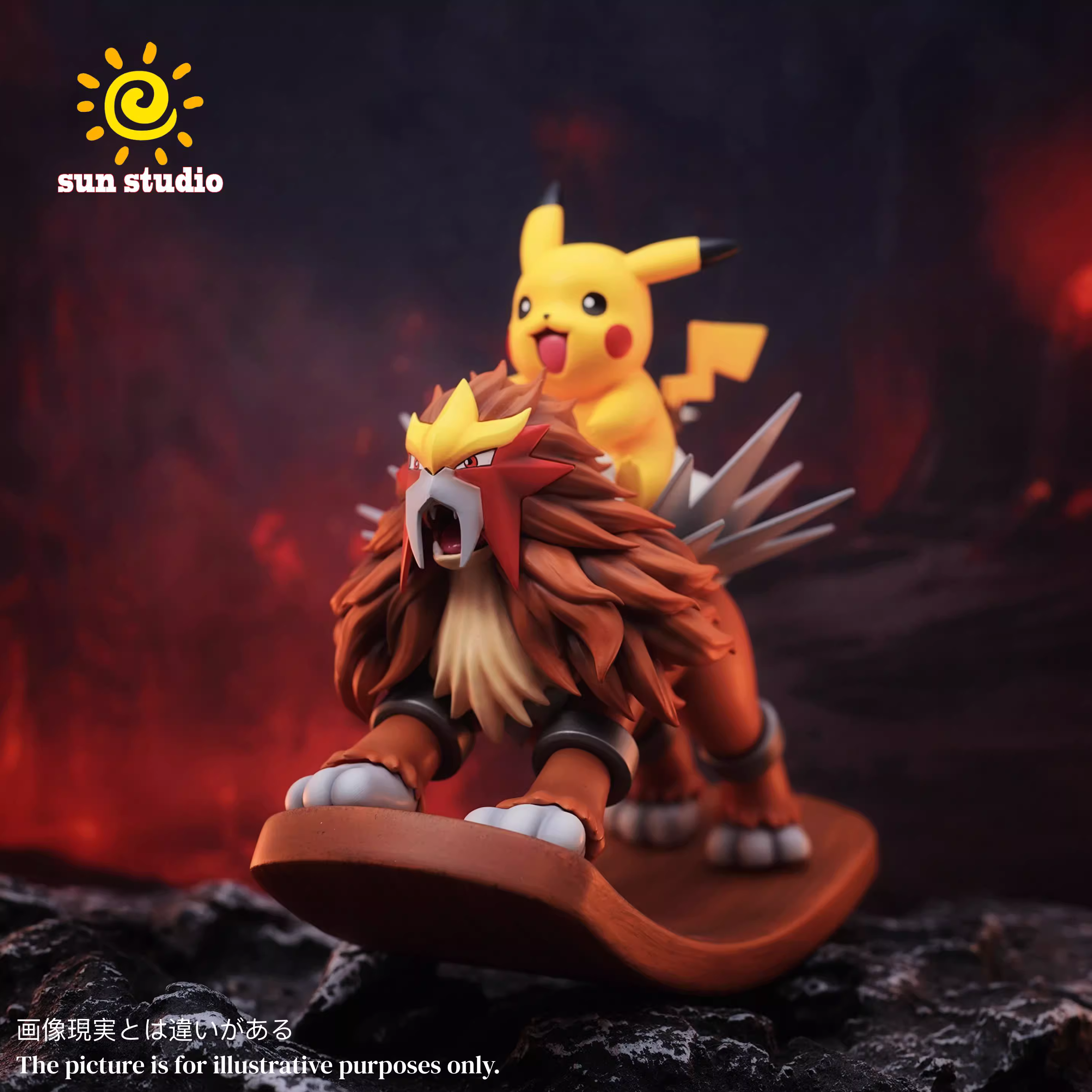 【Pre-sale】Pikachu with Entei-Pokemon-SUN studio