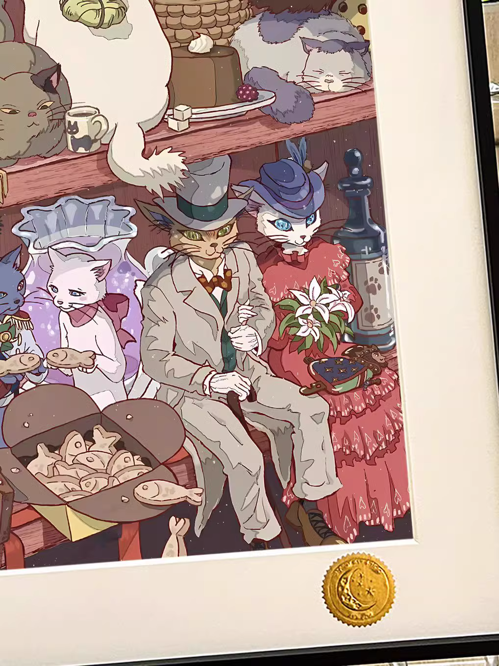 【Pre-sale】Decorative Painting of Cats-Studio Ghibli-XingKong Studio