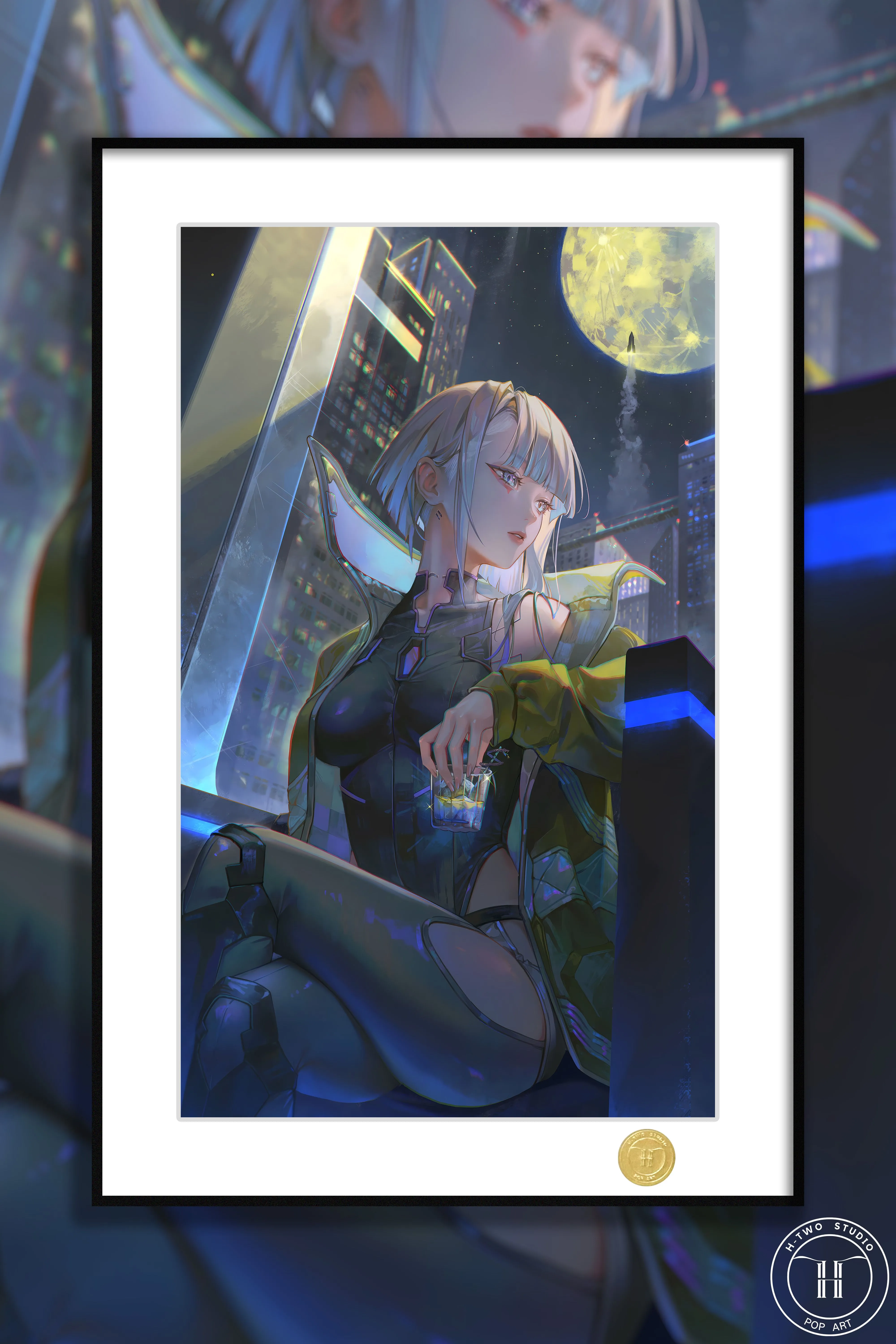 【Pre-sale】Decorative Painting of Lucy-CYBERPUNK EDGERUNNERS-H2 Studio