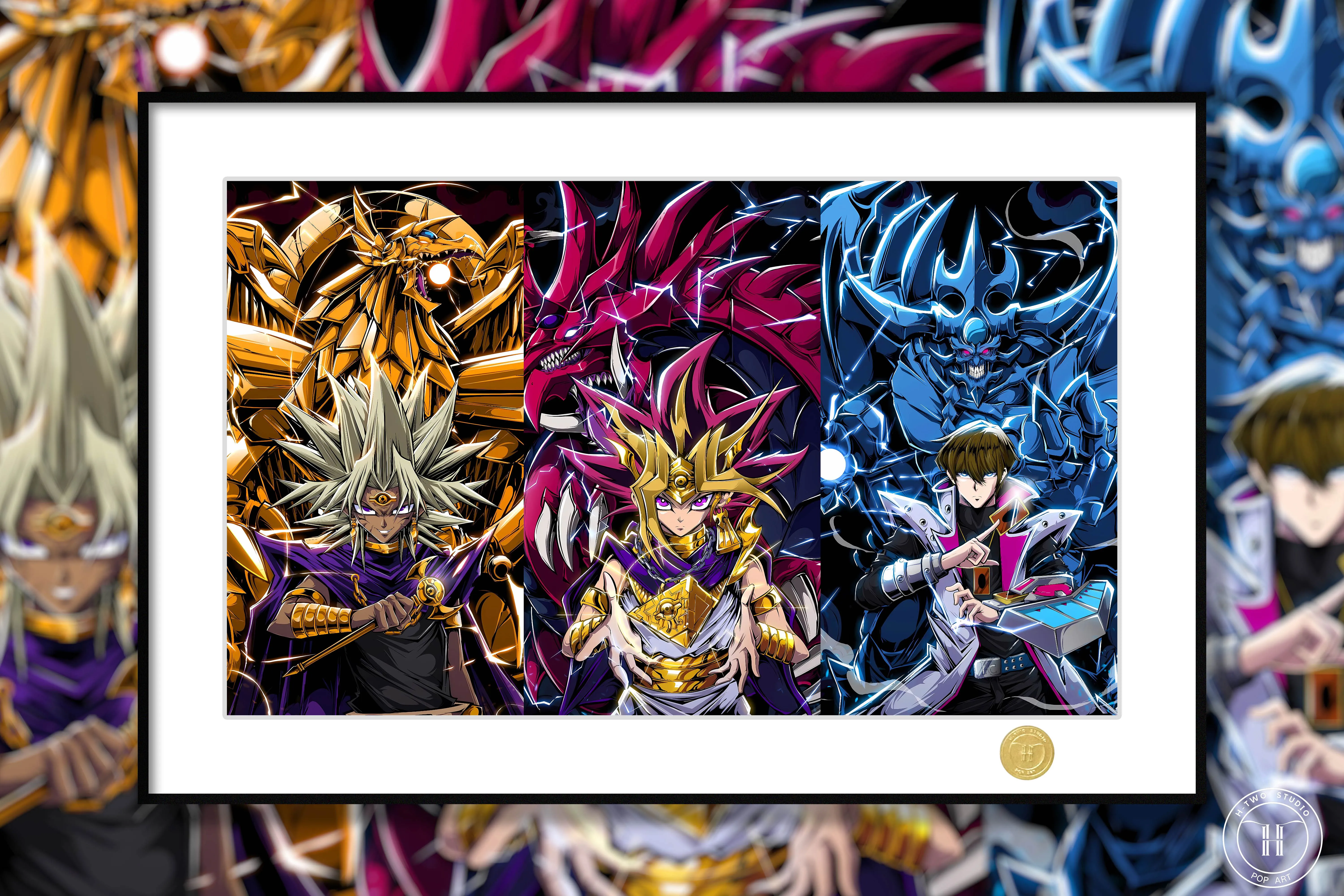 【Pre-sale】Decorative Painting of Three Characters-Yu-Gi Oh!-H2 Studio